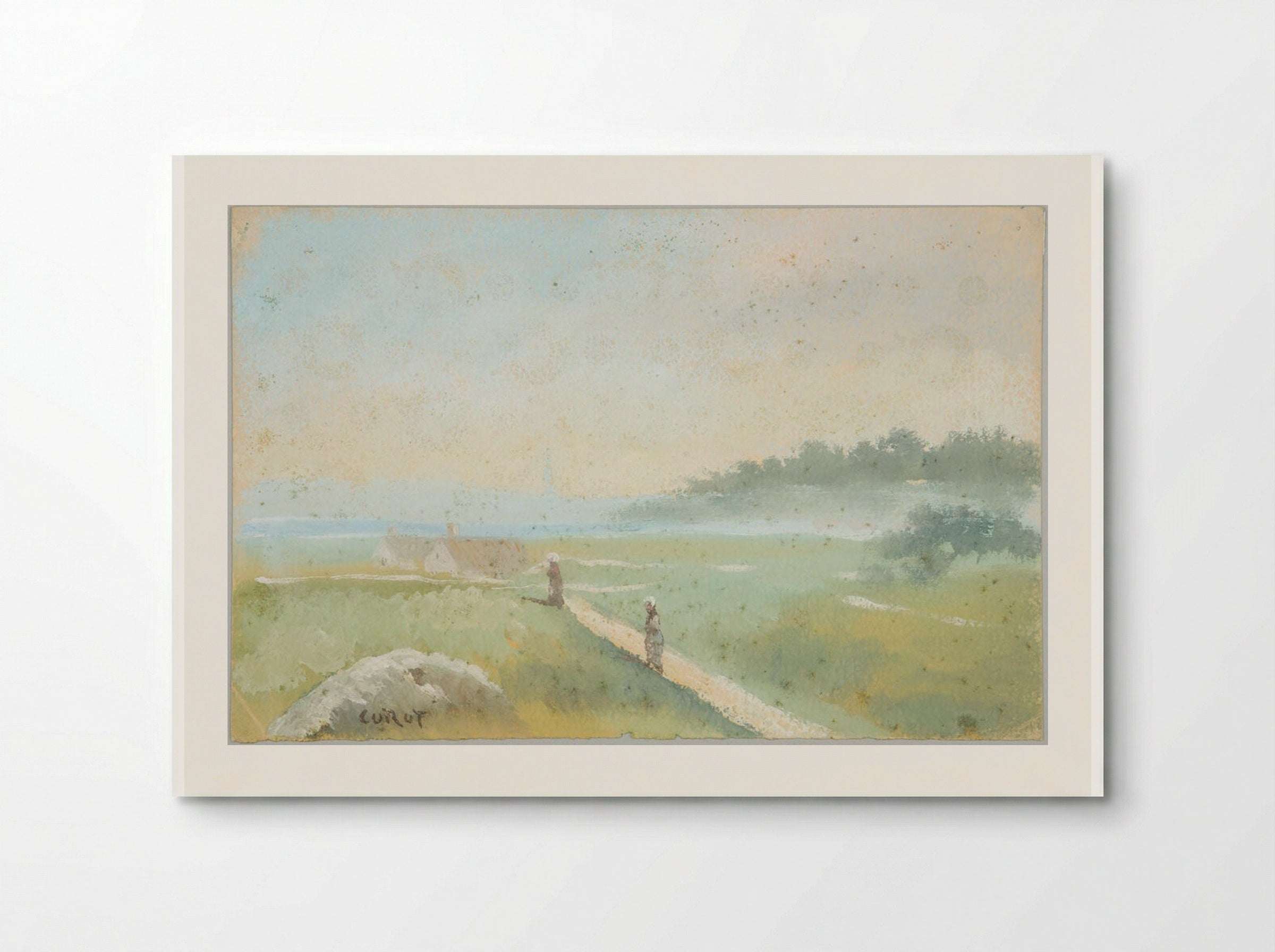 Croisy - Jean-Baptiste-Camille Corot - Poster