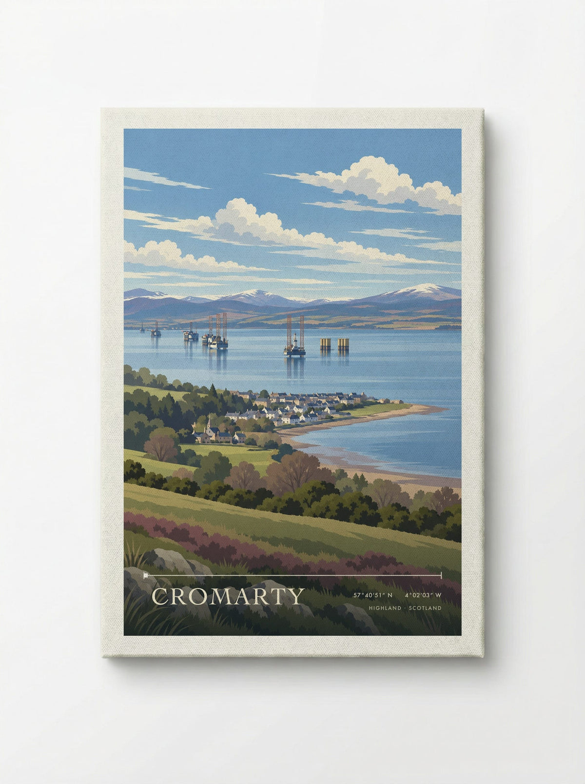 Cromarty, Highland | Travel Poster - Canvas