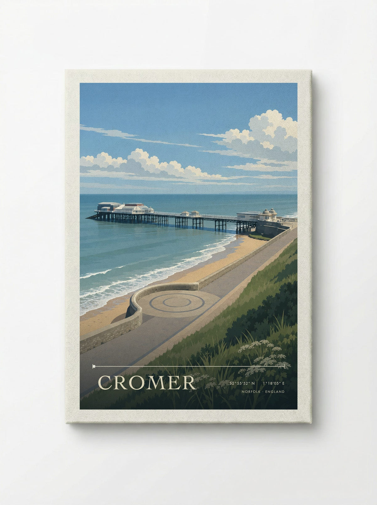 Cromer, Norfolk | Travel Poster - Canvas