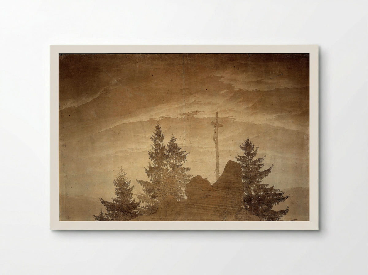 Cross in the Mountains - Caspar David Friedrich - Poster