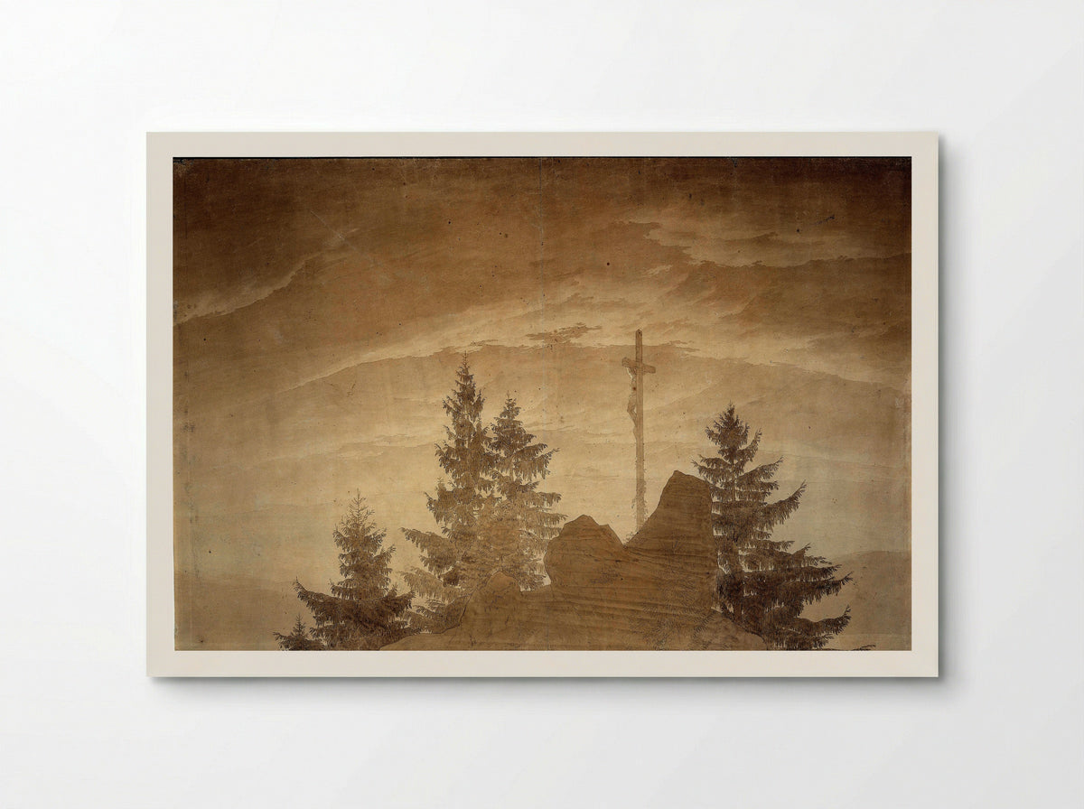 Cross in the Mountains - Caspar David Friedrich - Poster