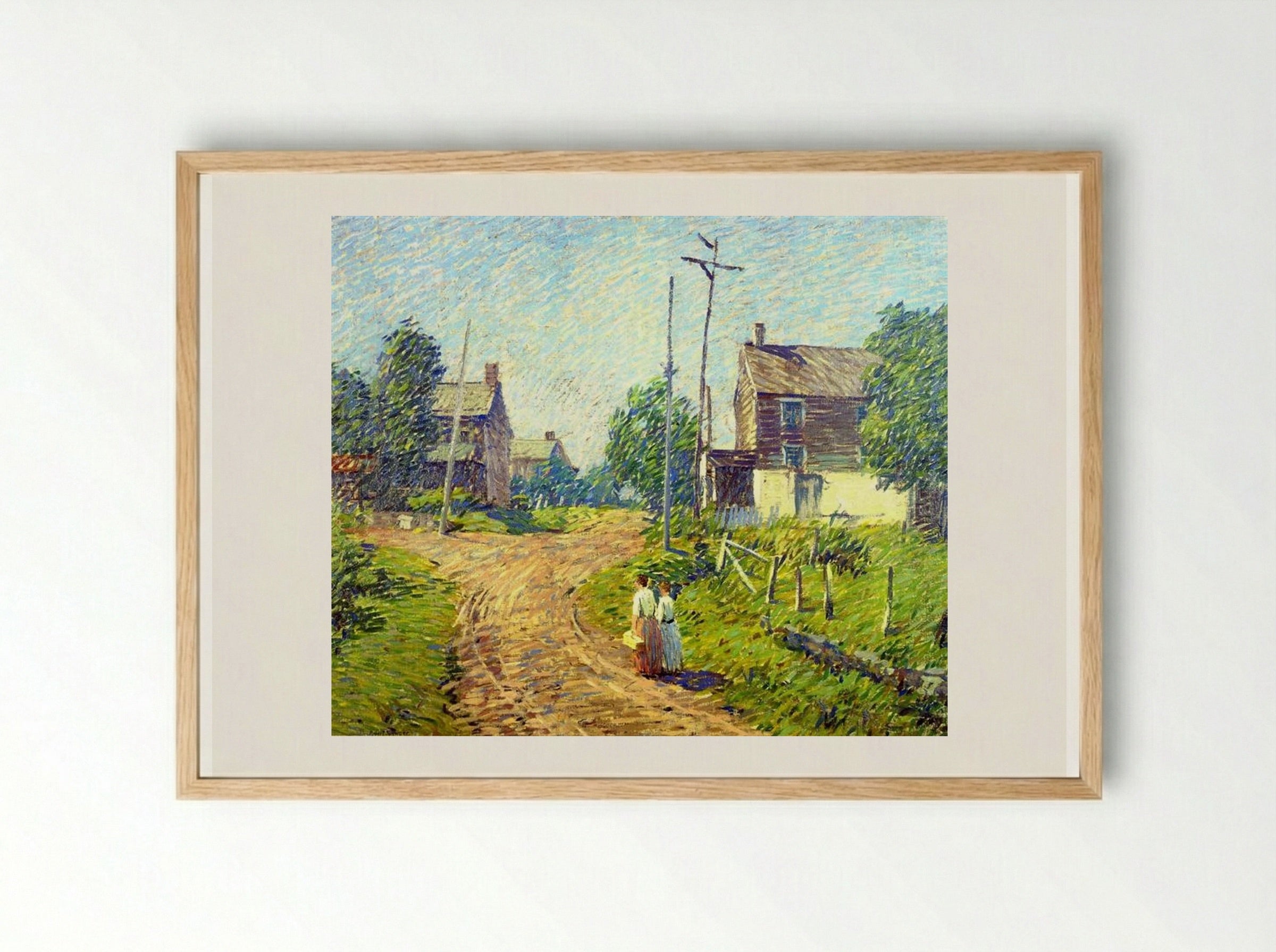 Crossroad - Robert Spencer - Framed Print Wood