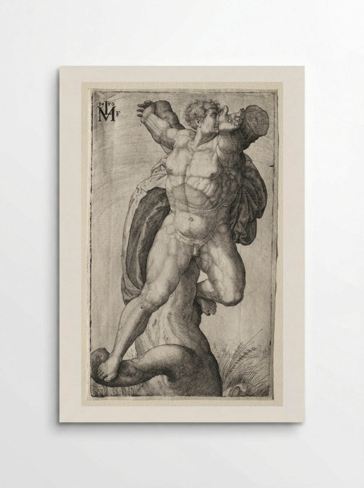 Crucified Man - Melchior Lorck - Poster