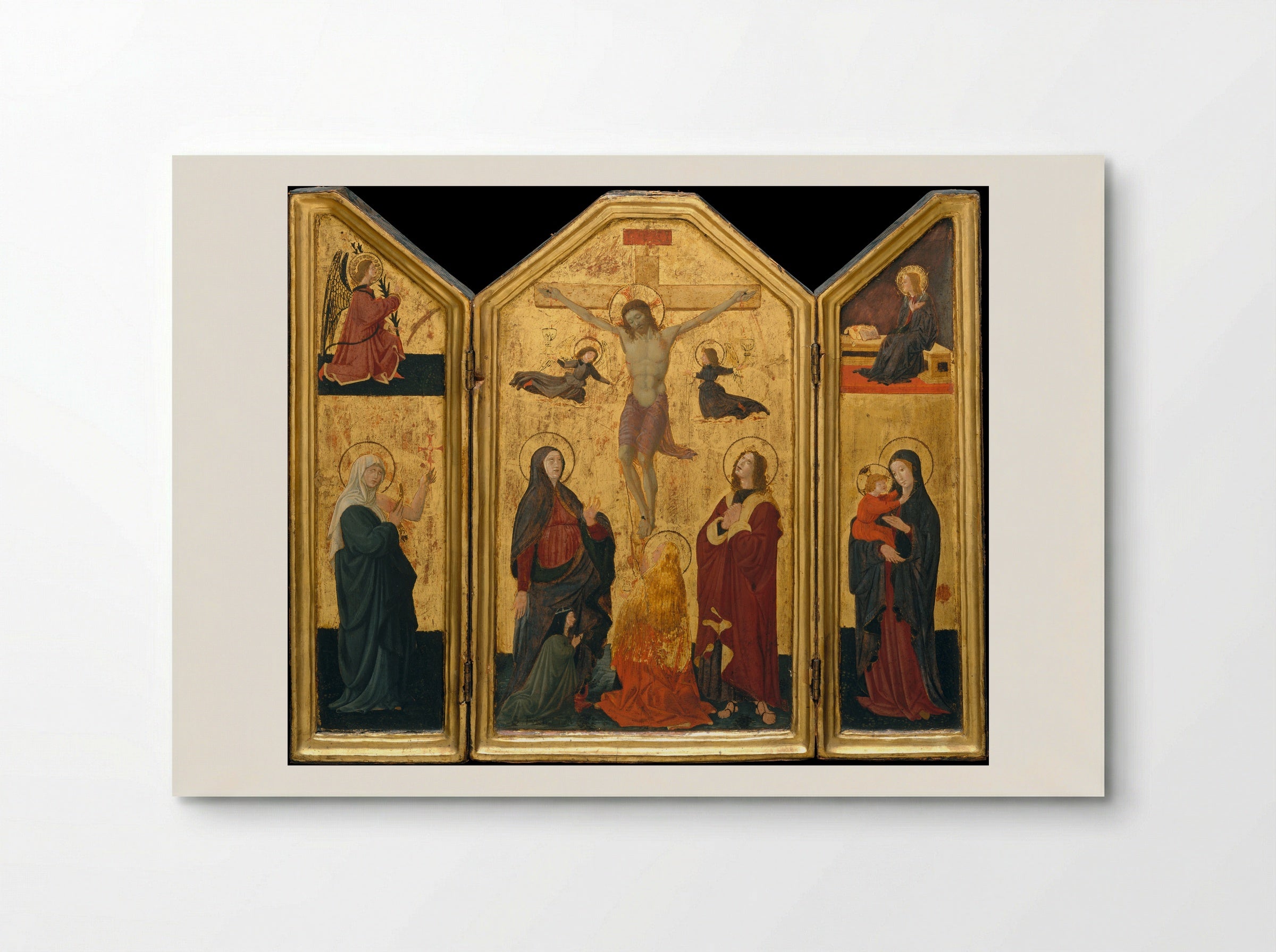 Crucifixion (Triptych) - Paolo Uccello - Poster