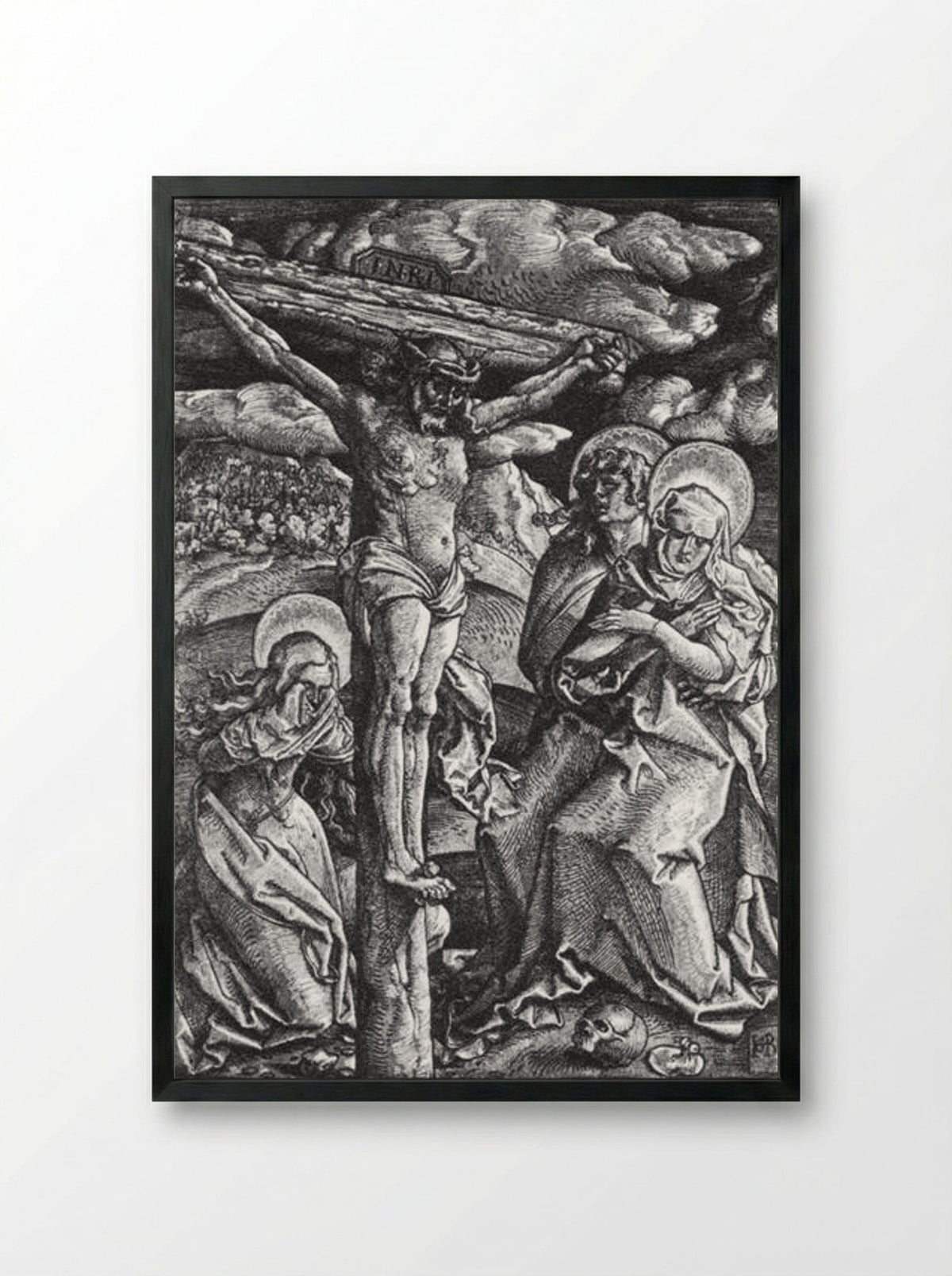 Crucifixion - Hans Baldung Grien - Framed Print Black