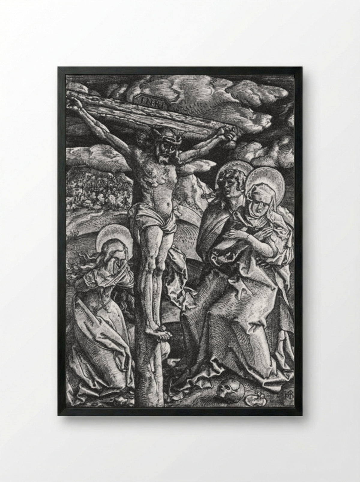 Crucifixion - Hans Baldung Grien - Framed Print Black
