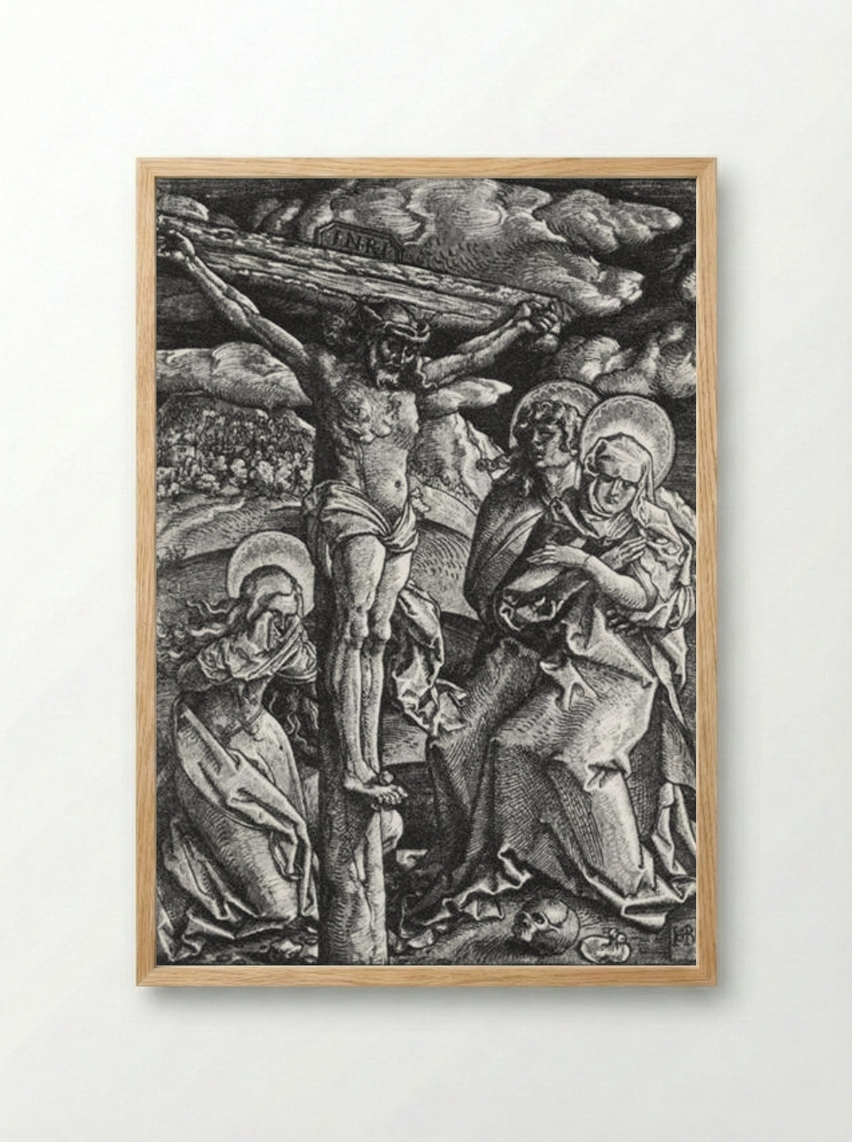 Crucifixion - Hans Baldung Grien - Framed Print Wood