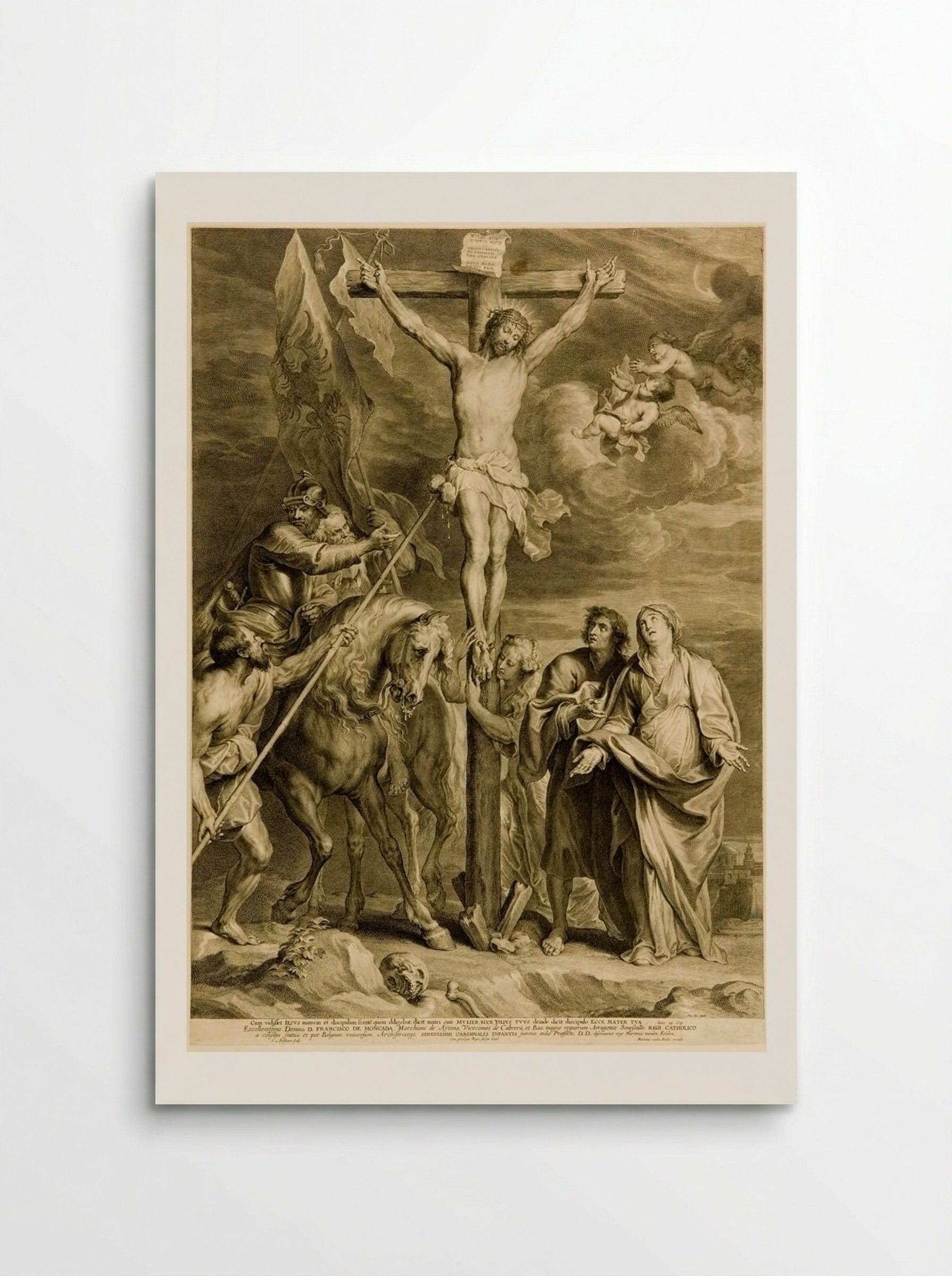 Crucifixion - Schelte Adamsz. Bolswert - Poster