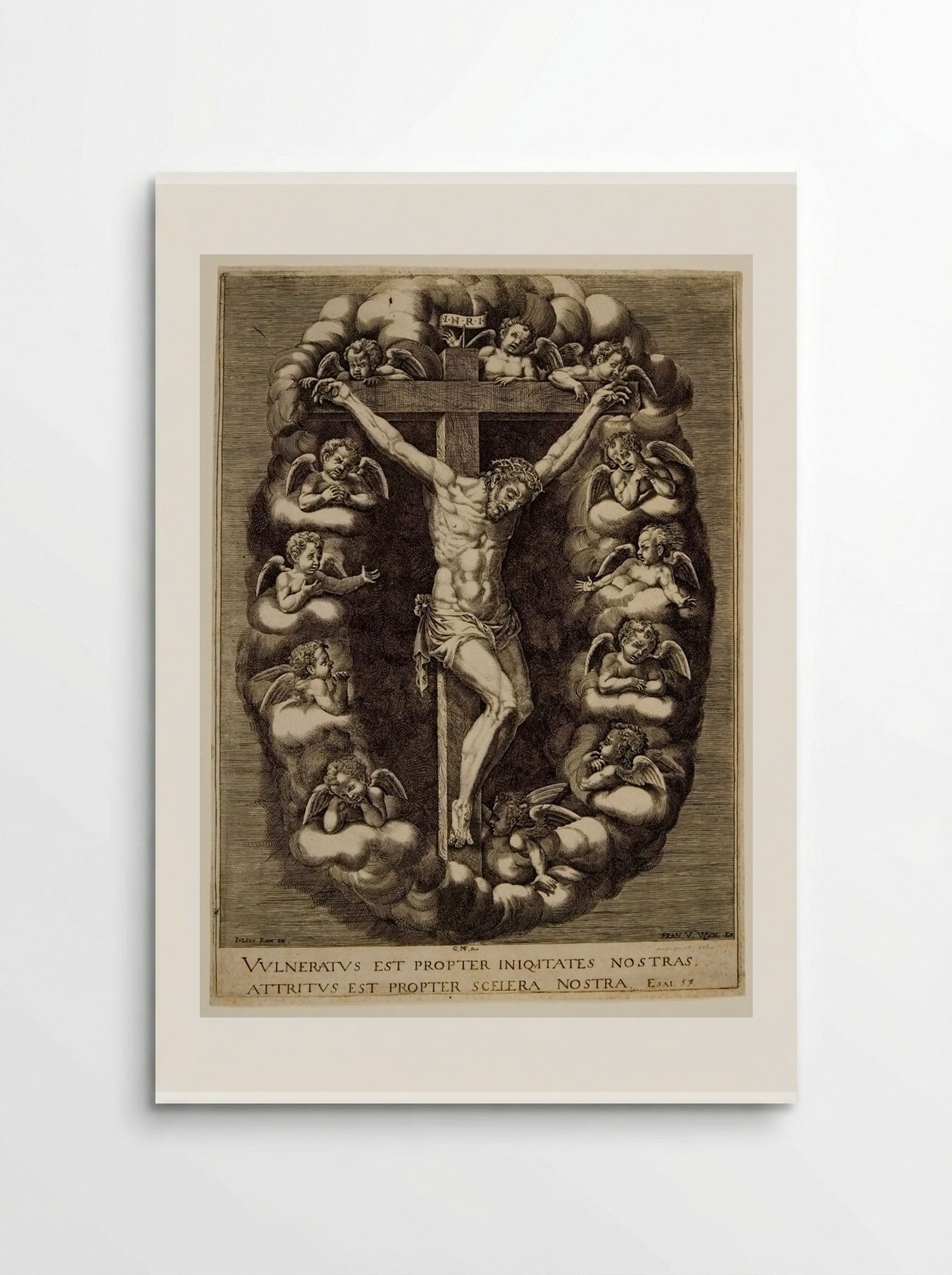 Crucifixion - Giorgio Ghisi - Poster