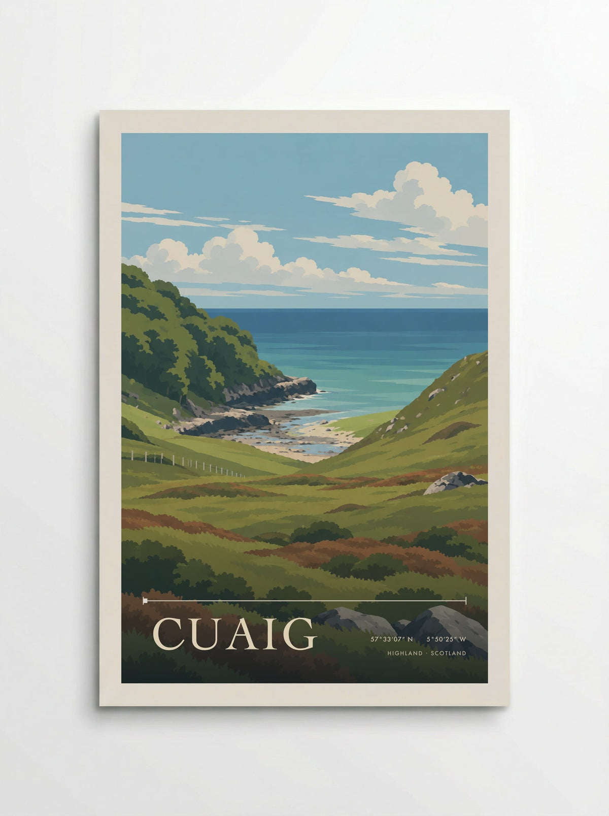 Cuaig, Highland | Travel Poster - Poster