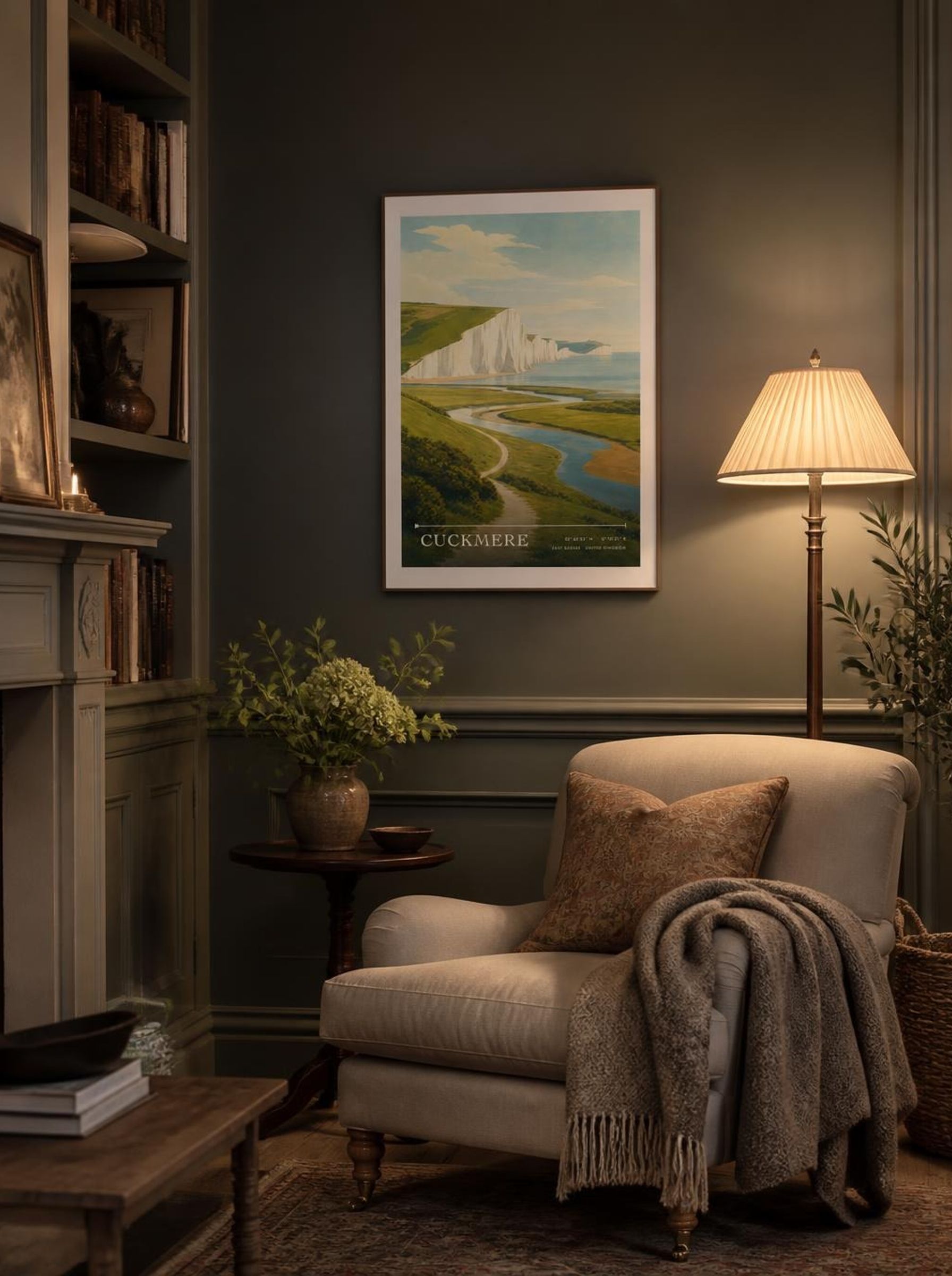 Cuckmere East Sussex United Kingdom Travel Poster - Lifestyle