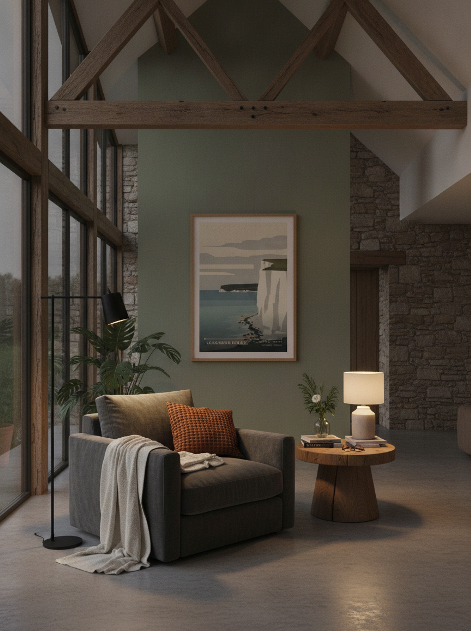 Cuckmere Haven West Sussex England Travel Poster - Lifestyle