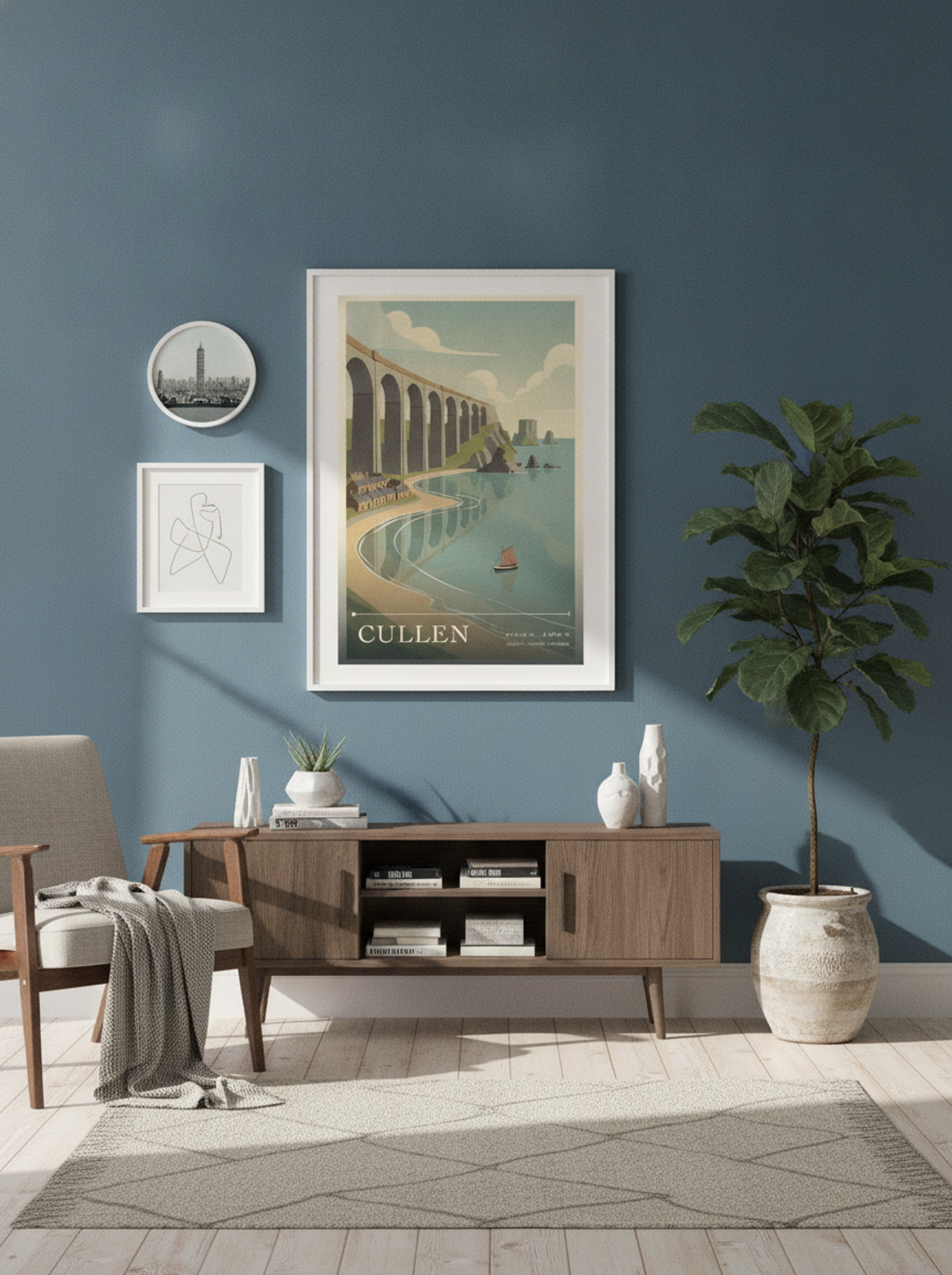 Cullen Moray United Kingdom Travel Poster - Lifestyle