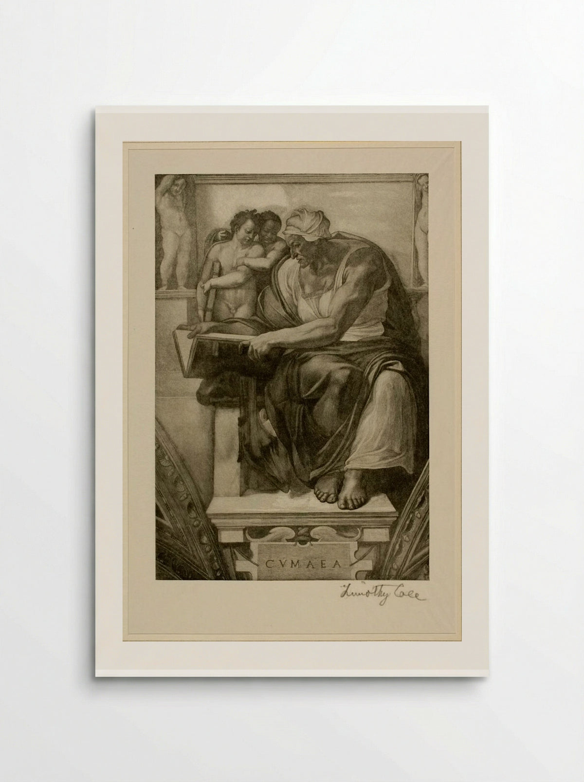 Cumaean Sibyl (After Michelangelo) - Timothy Cole - Poster