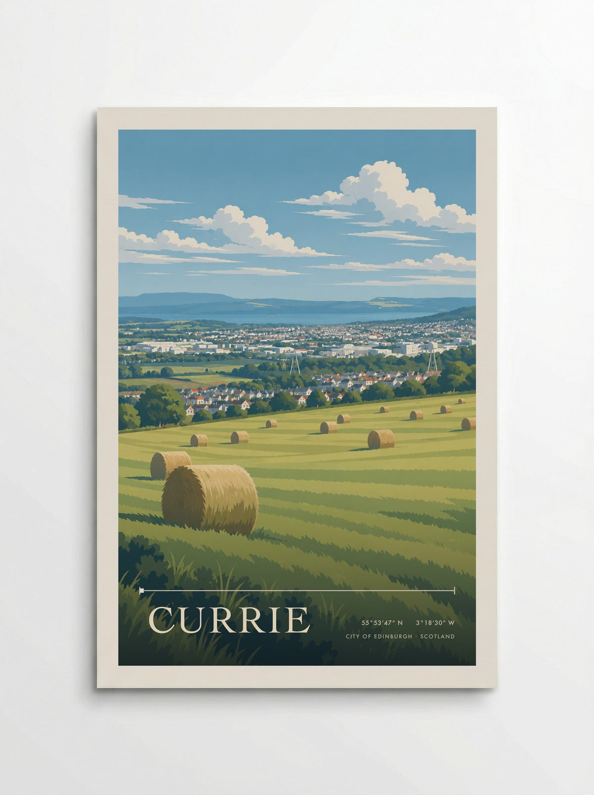 Currie, City of Edinburgh | Travel Poster - Poster