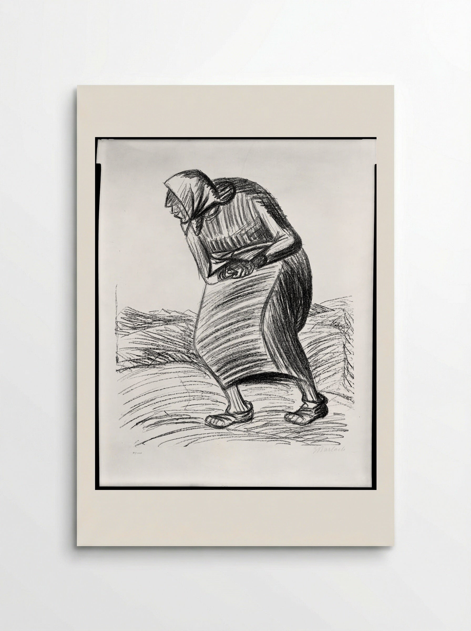 Curse - Ernst Barlach - Poster
