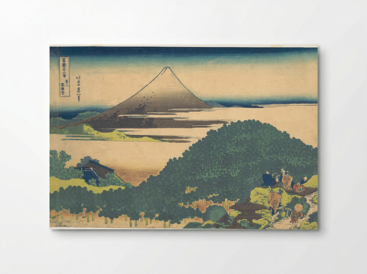 Cushion Pine at Aoyama - Katsushika Hokusai - Poster