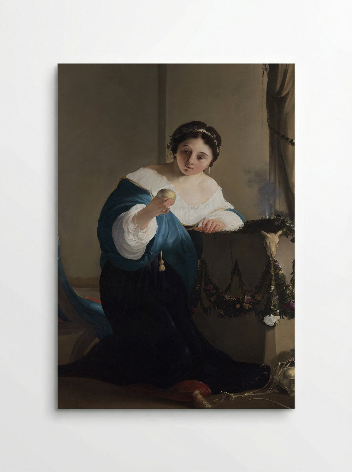 Cydippe with the Apple of Acontius - Paulus Bor - Poster