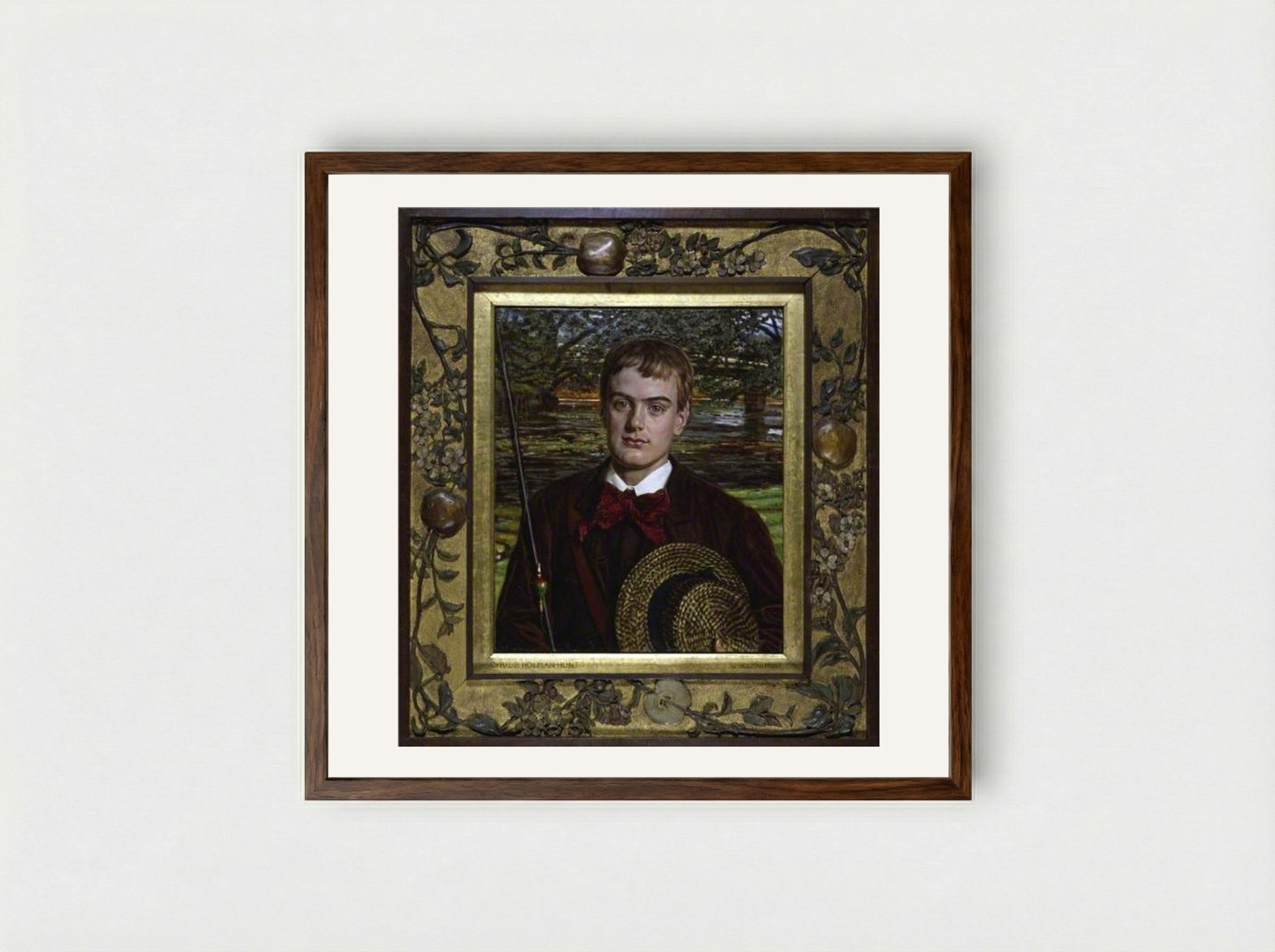 Cyril Benoni Holman Hunt - William Holman Hunt - Framed Print Dark Wood
