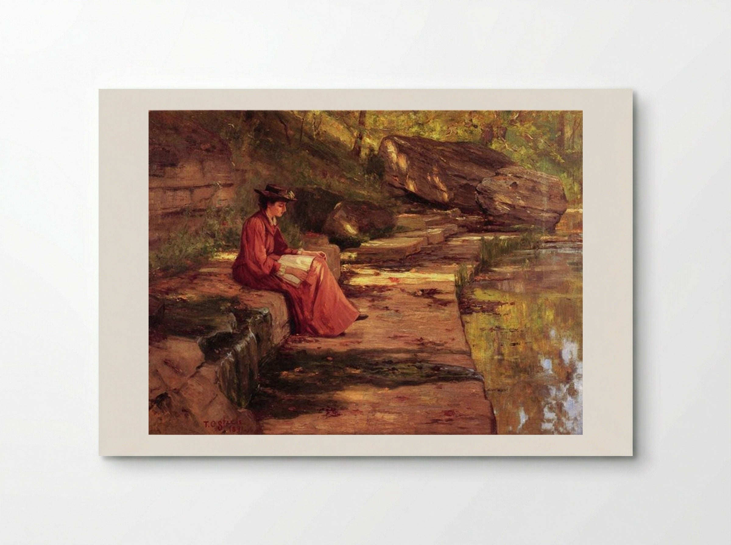 Daisy by the River - T. C. Steele - Poster