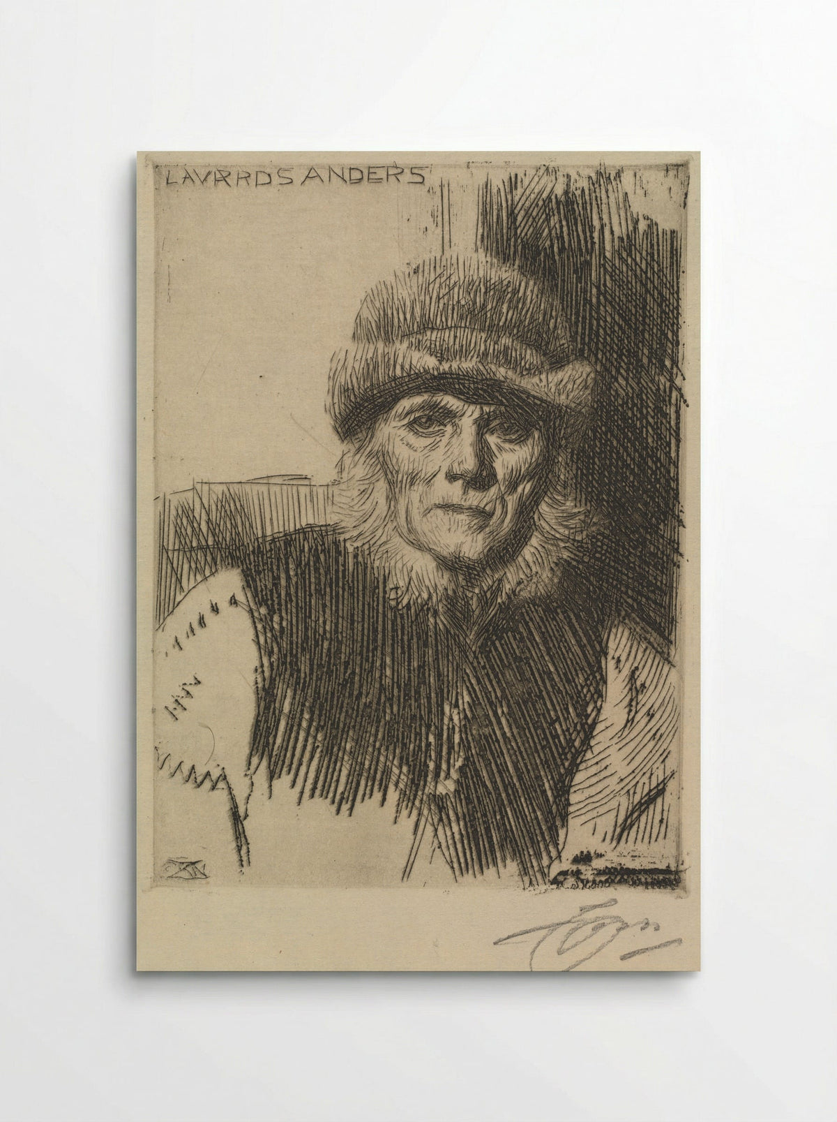 Dalecarlian Peasant - Anders Zorn - Poster
