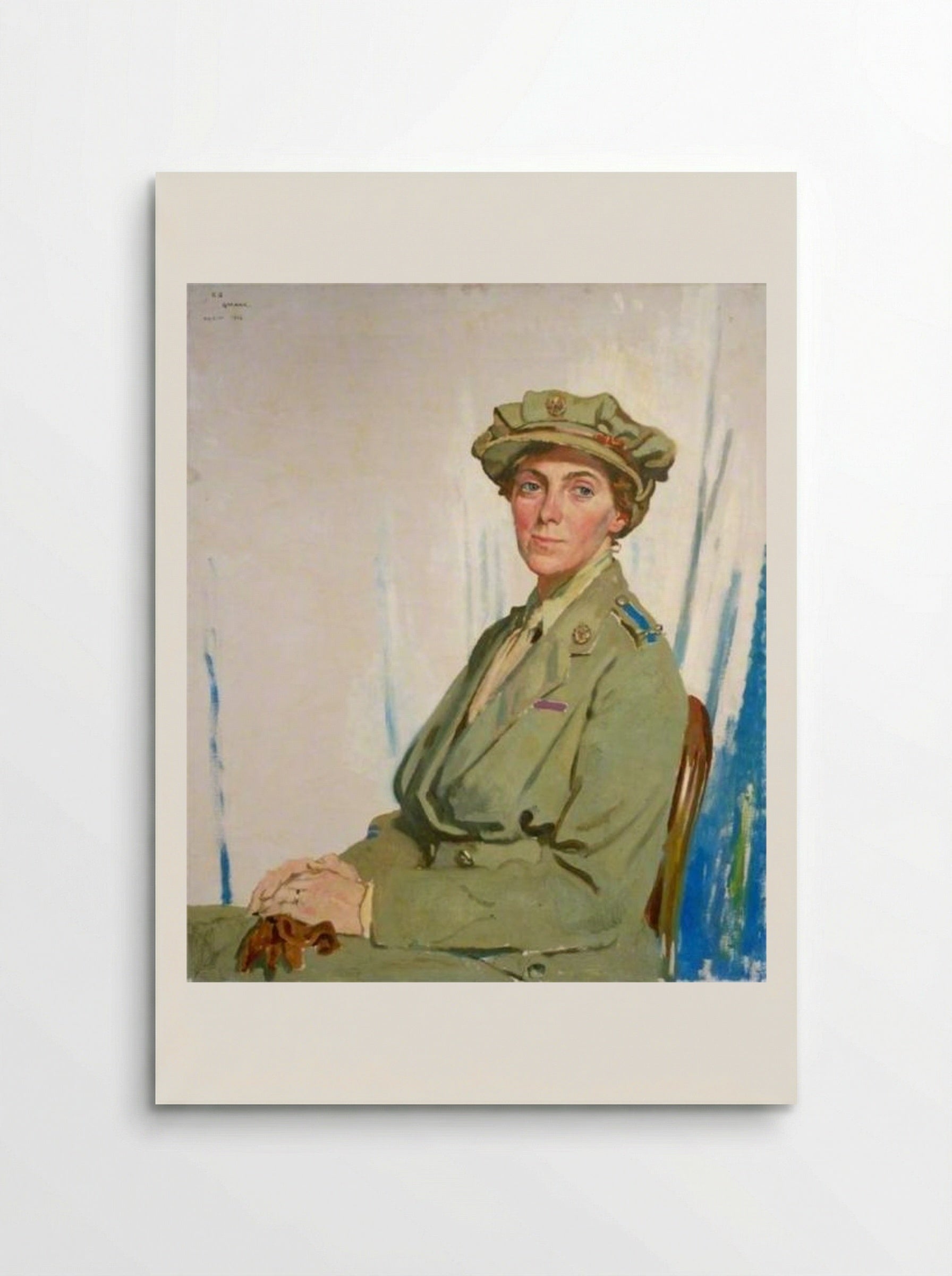 Dame Helen Gwynne-Vaughan - Sir William Orpen - Poster