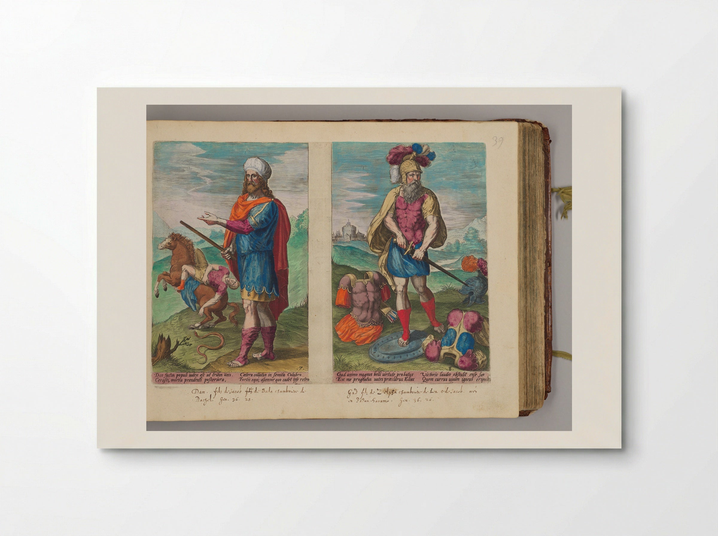 Dan and Gad - Johann Sadeler I - Poster