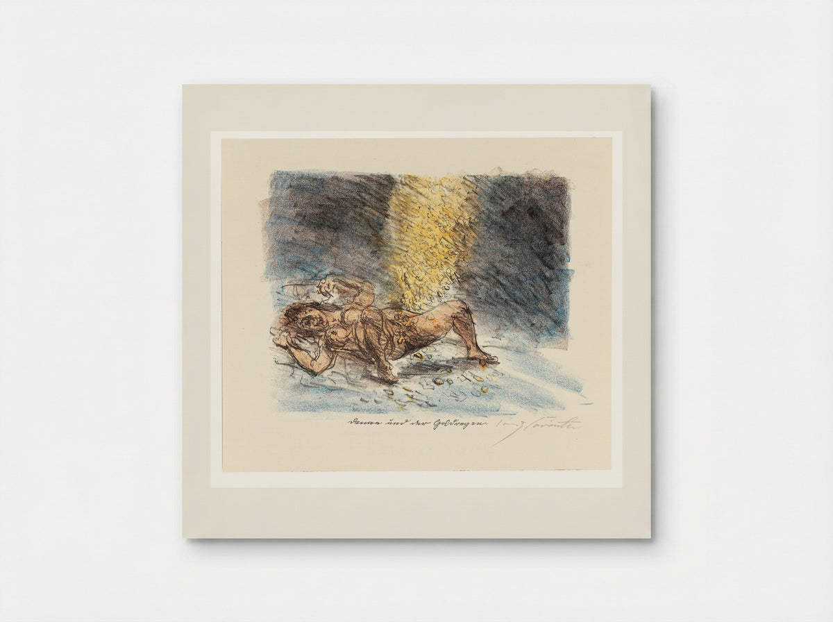Danae and the Shower of Gold - Lovis Corinth - Poster