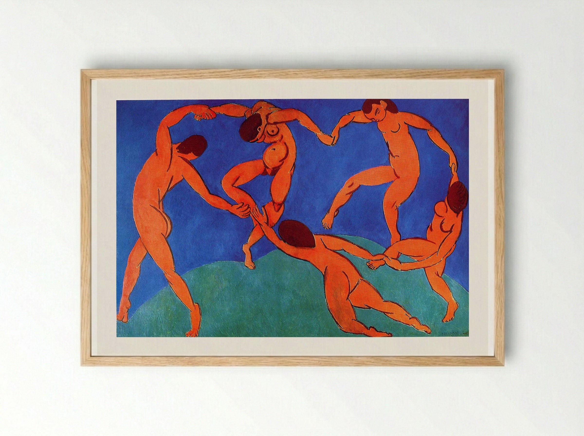 Dance (II) - Henri Matisse - Framed Print Wood