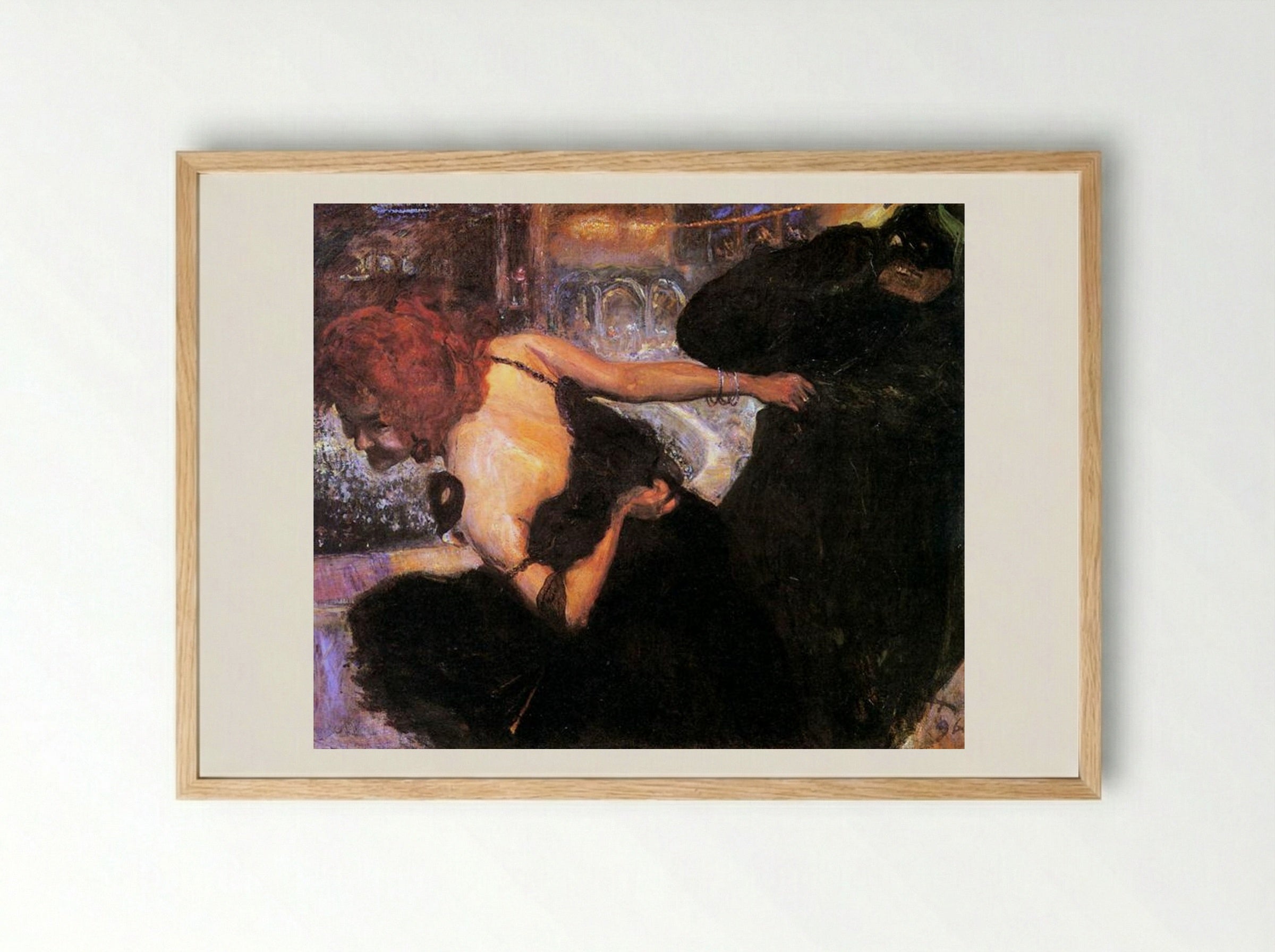 Dance of Death - Max Slevogt - Framed Print Wood