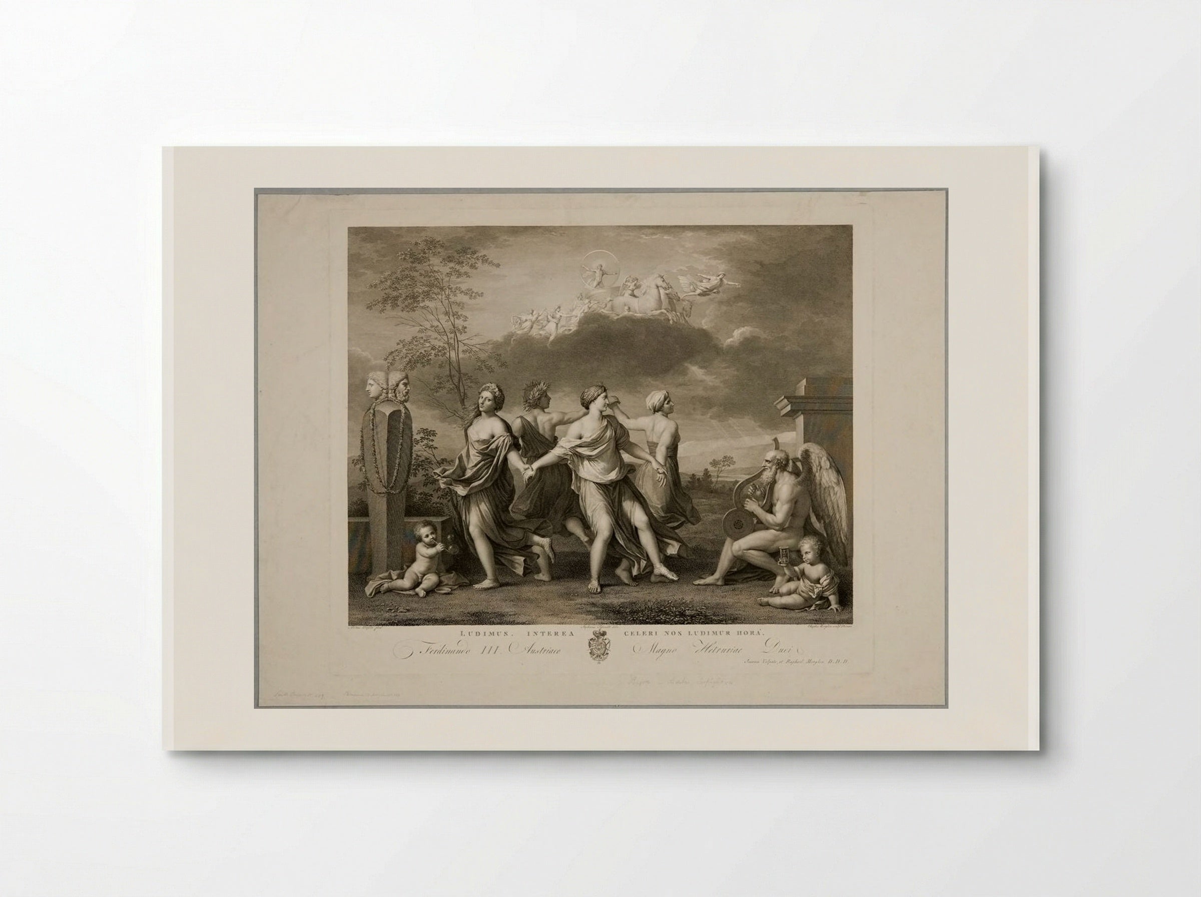 Dance of the Hours to the Tune of Time - Raphael Morghen - Poster