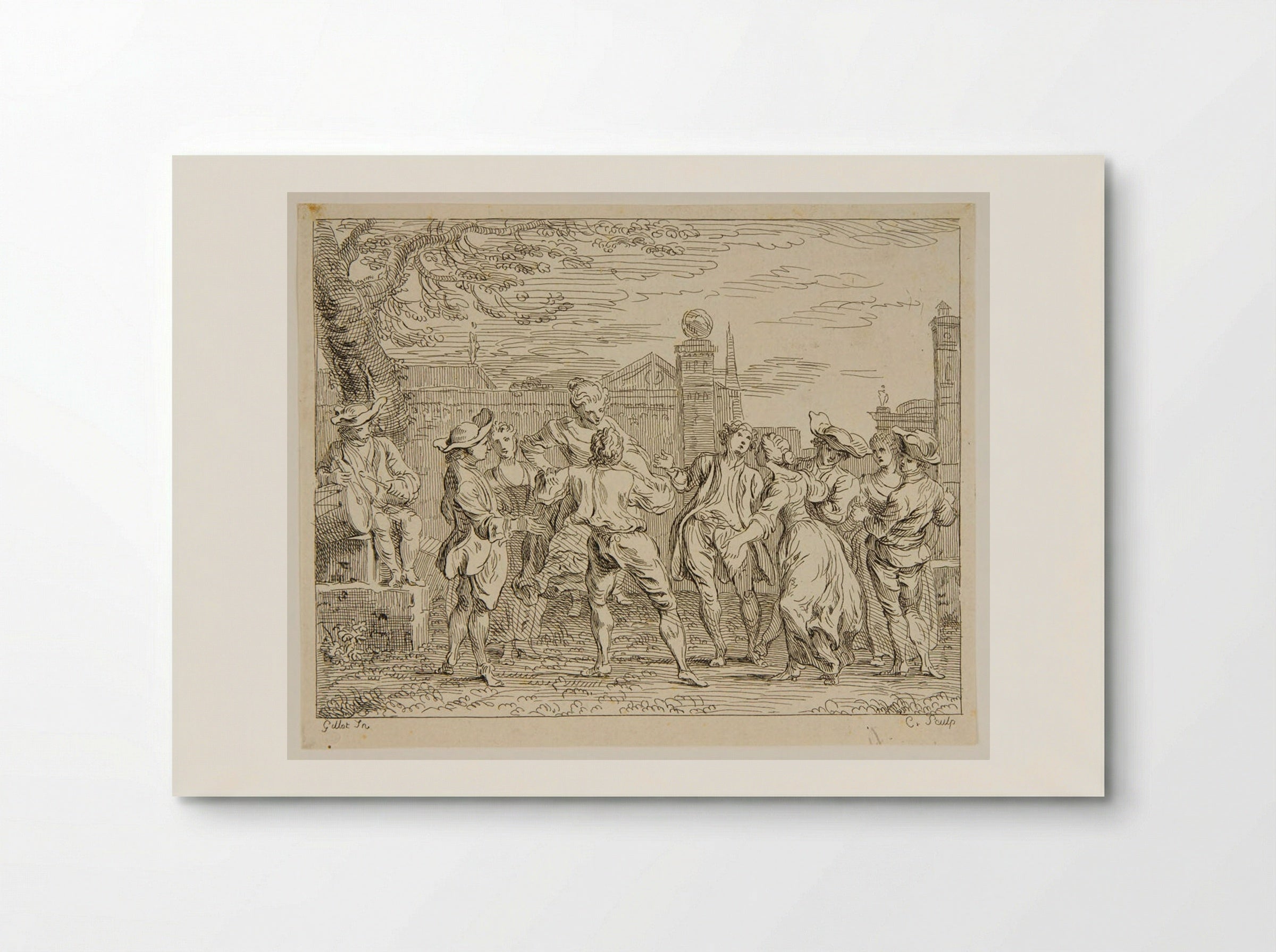 Dance - Anne Claude de Thubières, comte de Caylus - Poster