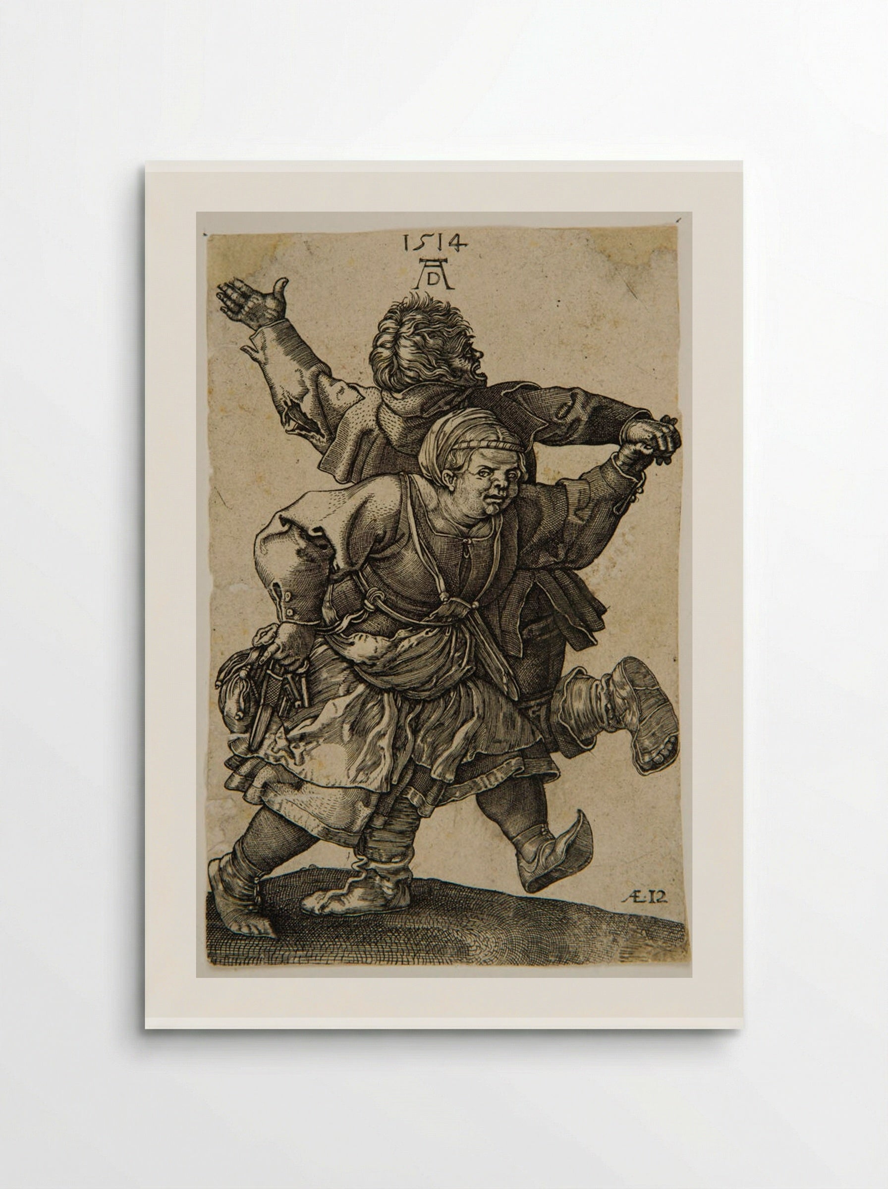 Dancing Peasants - Albrecht Dürer - Poster