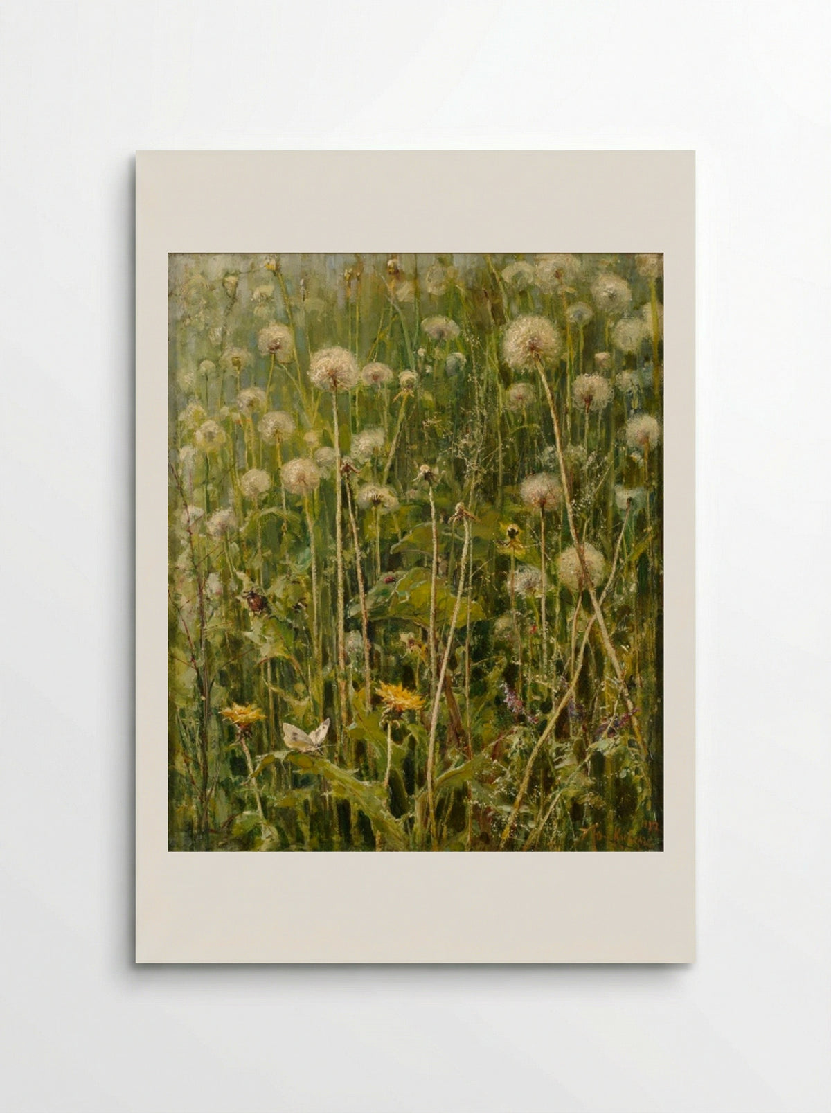 Dandelions in a Meadow - Julius Sergius von Klever - Poster