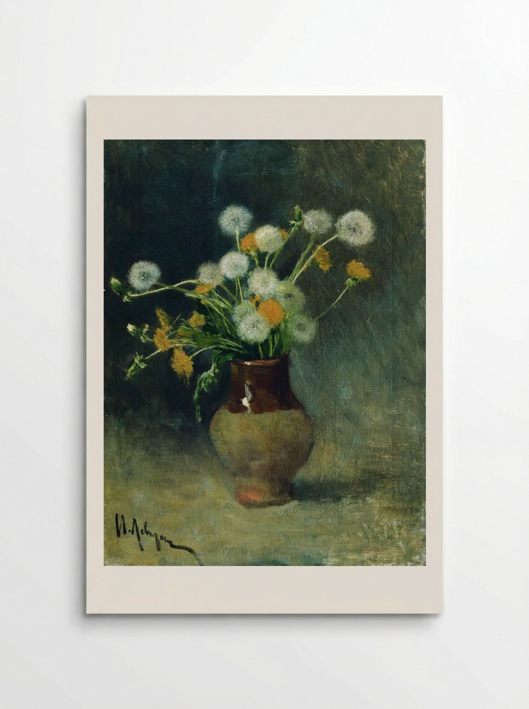 Dandelions - Isaac Levitan - Poster