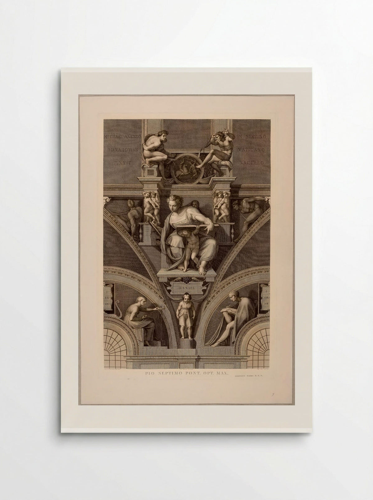 Daniel (After Michelangelo) - Domenico Cunego - Poster