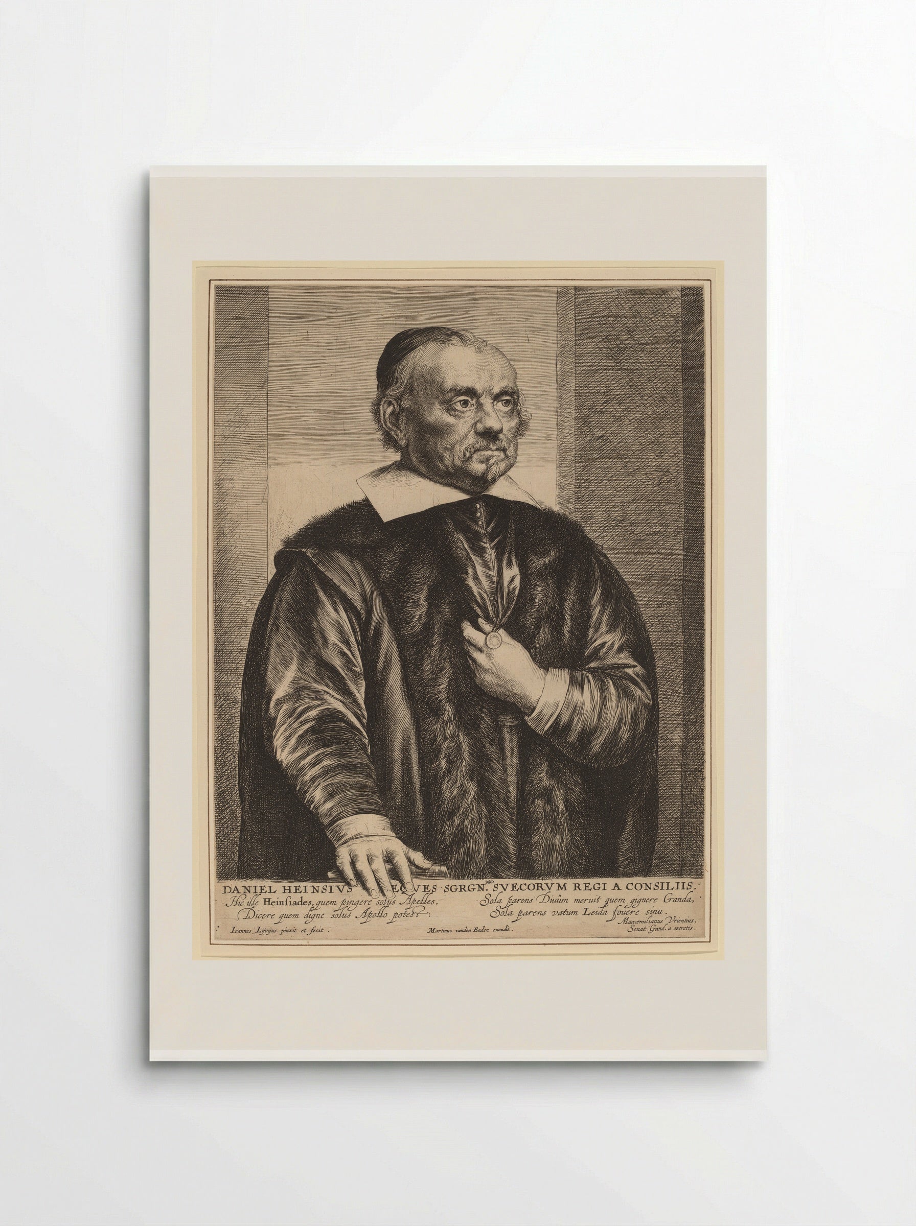 Daniel Heinsius - Jan Lievens - Poster