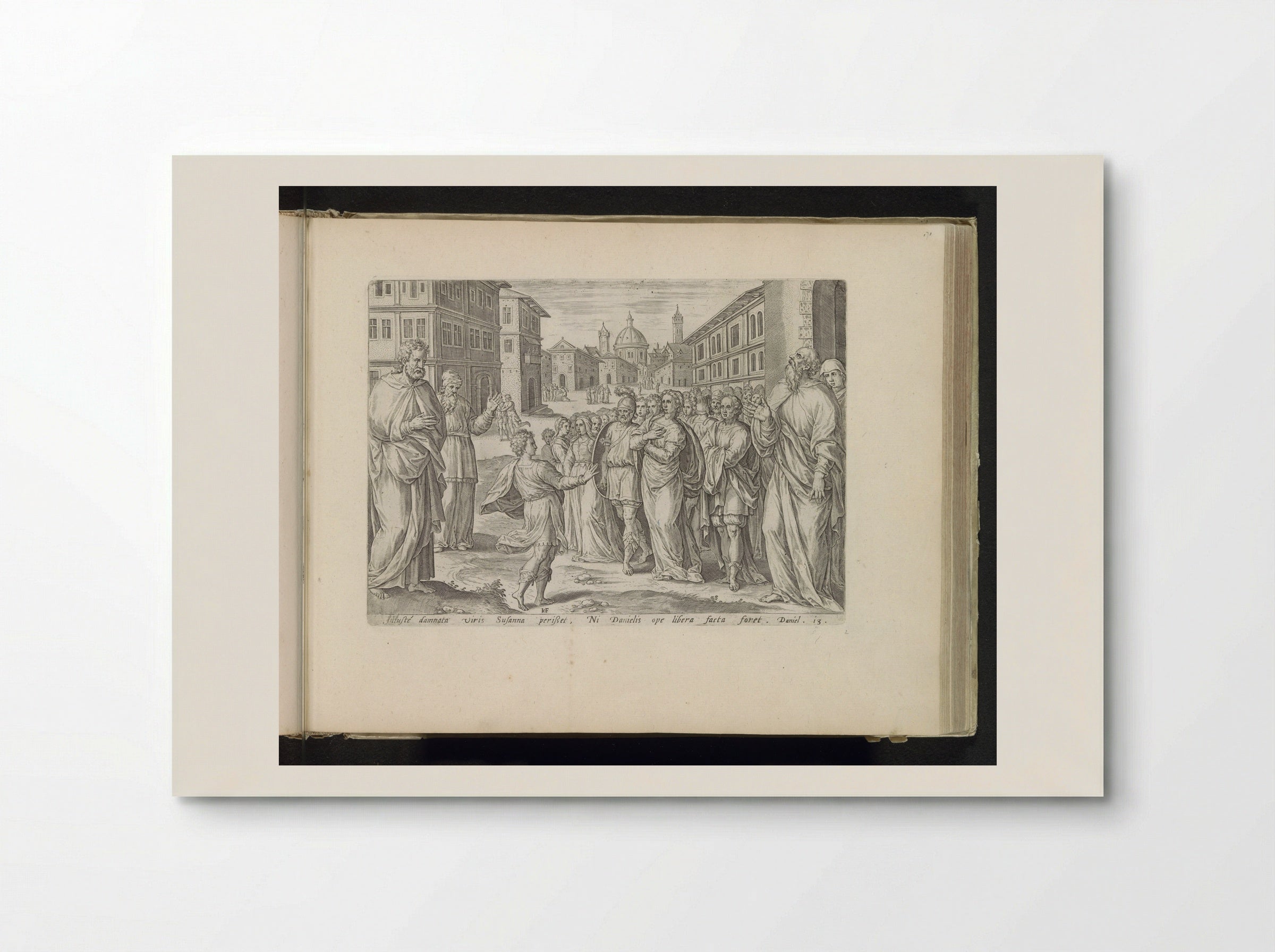 Daniel Intervening in the Condemnation of Susanna - Gerard de Jode - Poster