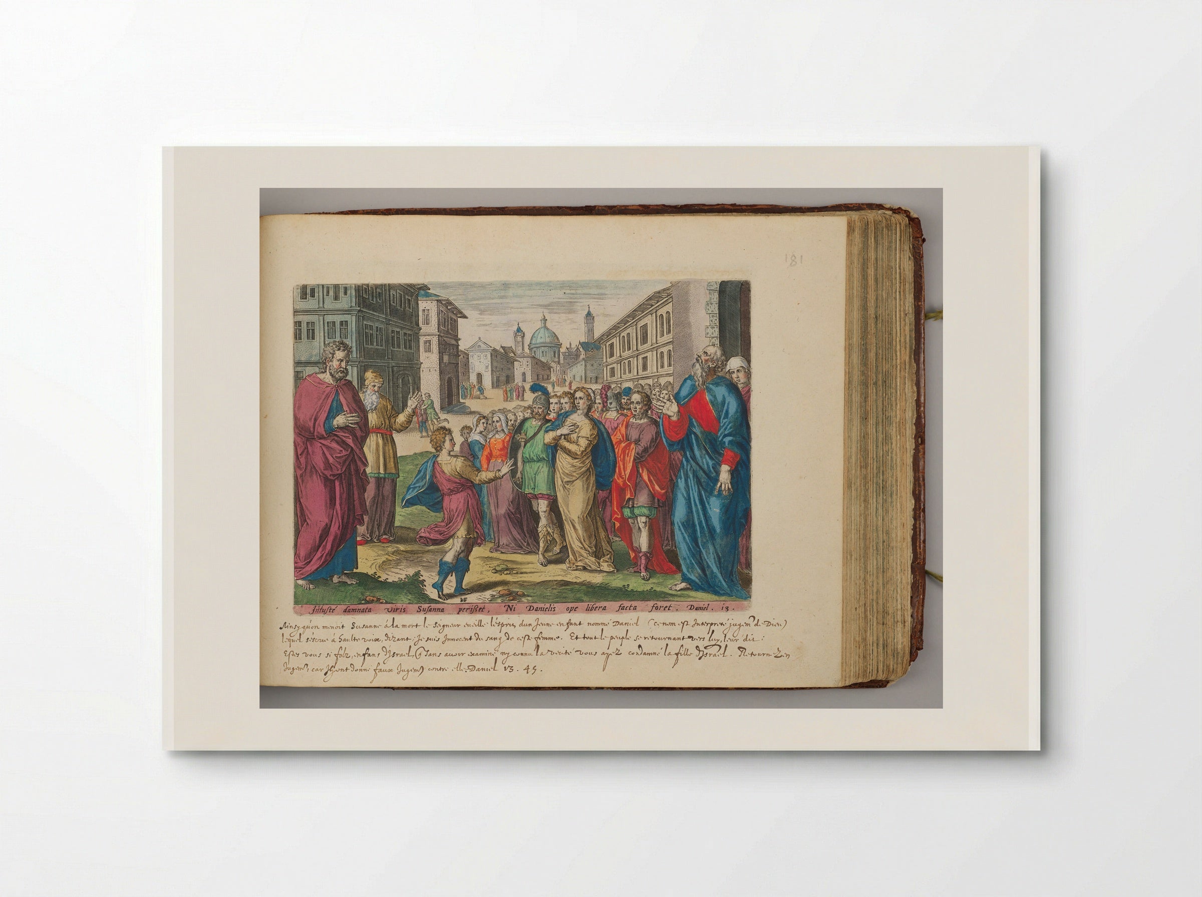 Daniel Intervening on Behalf of Susanna - Hans Collaert the Elder - Poster