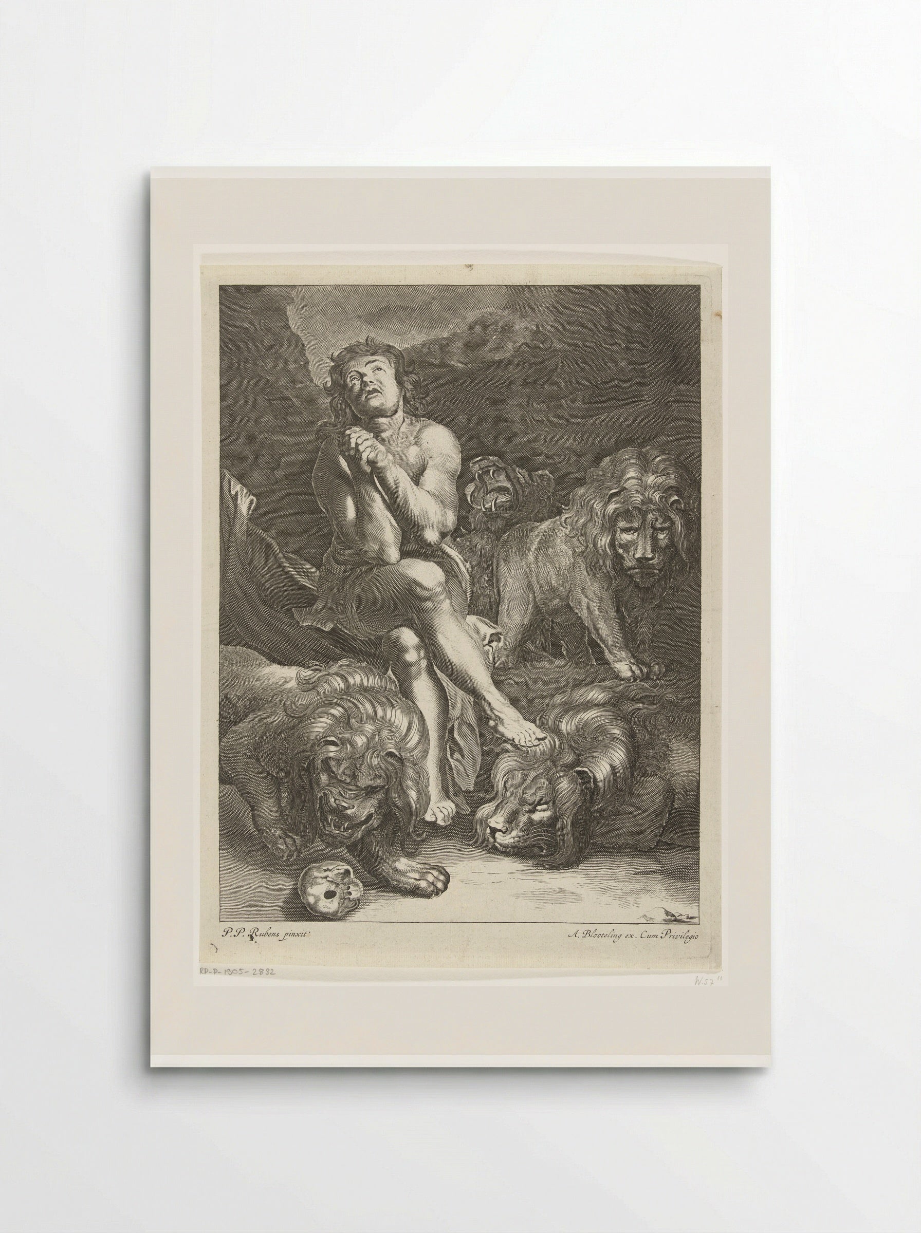 Daniel in the Lions' Den - Abraham Bloteling - Poster