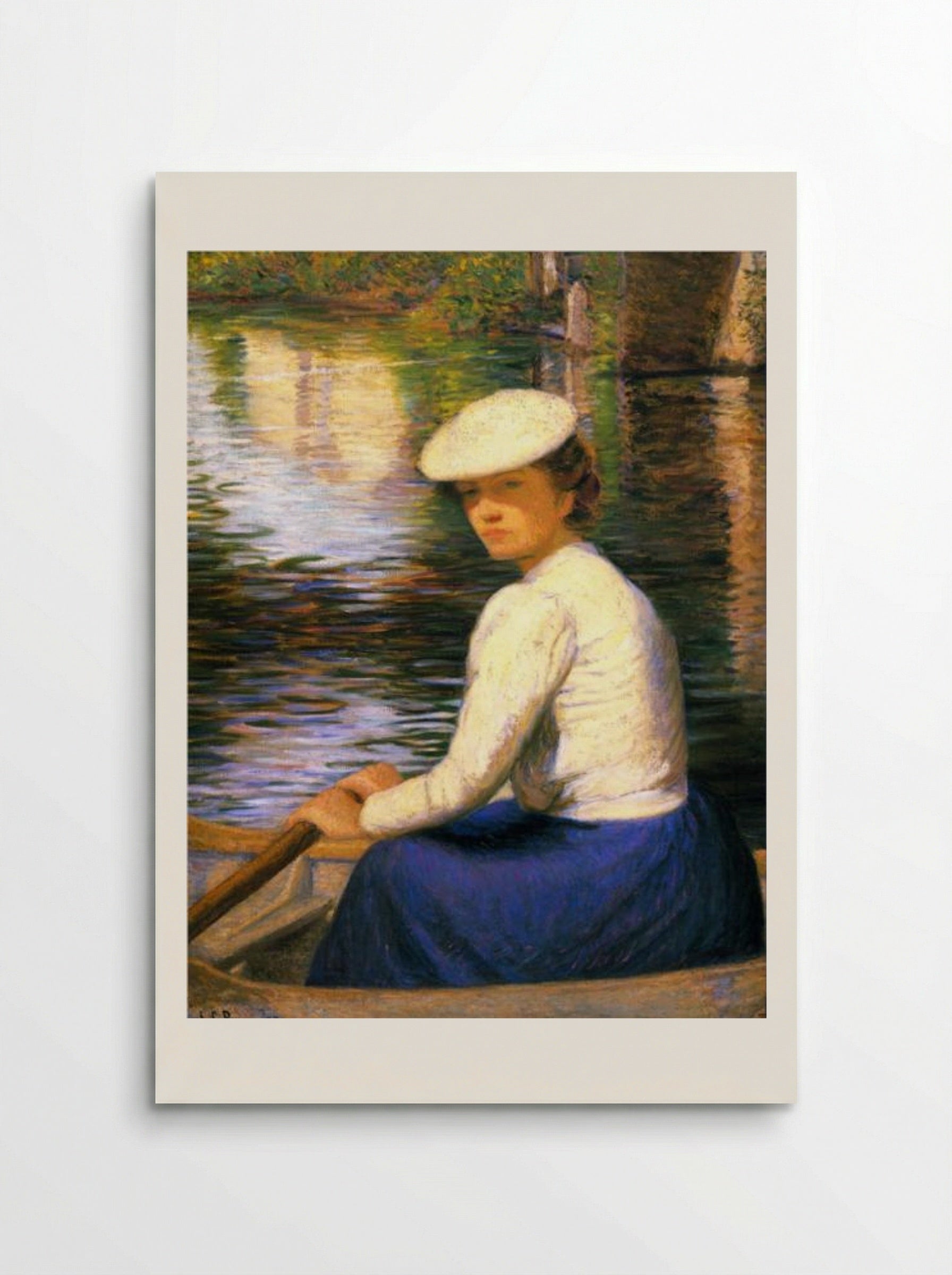 Dans un Bateau (In a Boat) - Lilla Cabot Perry - Poster