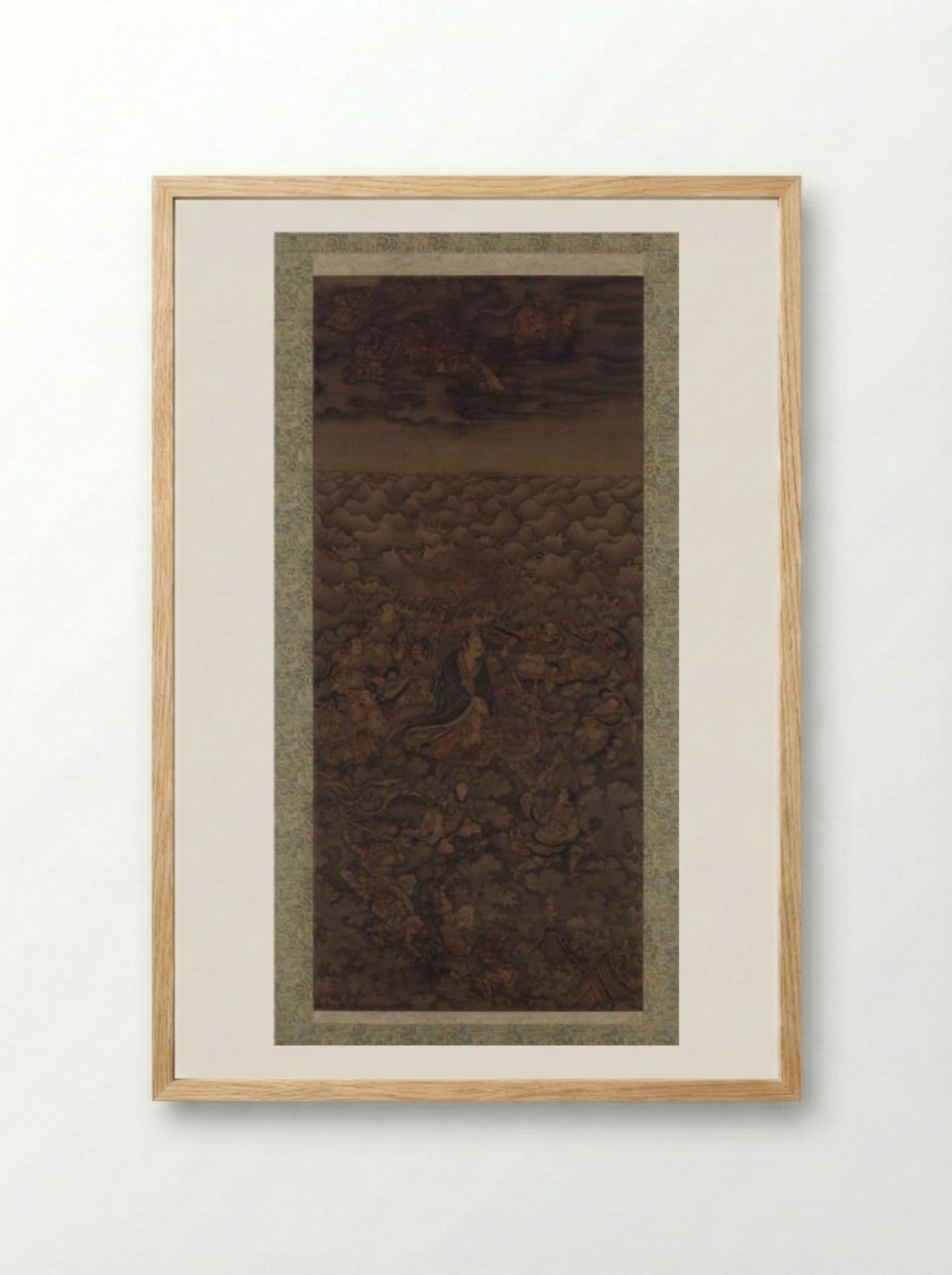 Daoist Deity of Water - Wu Daozi - Framed Print Wood