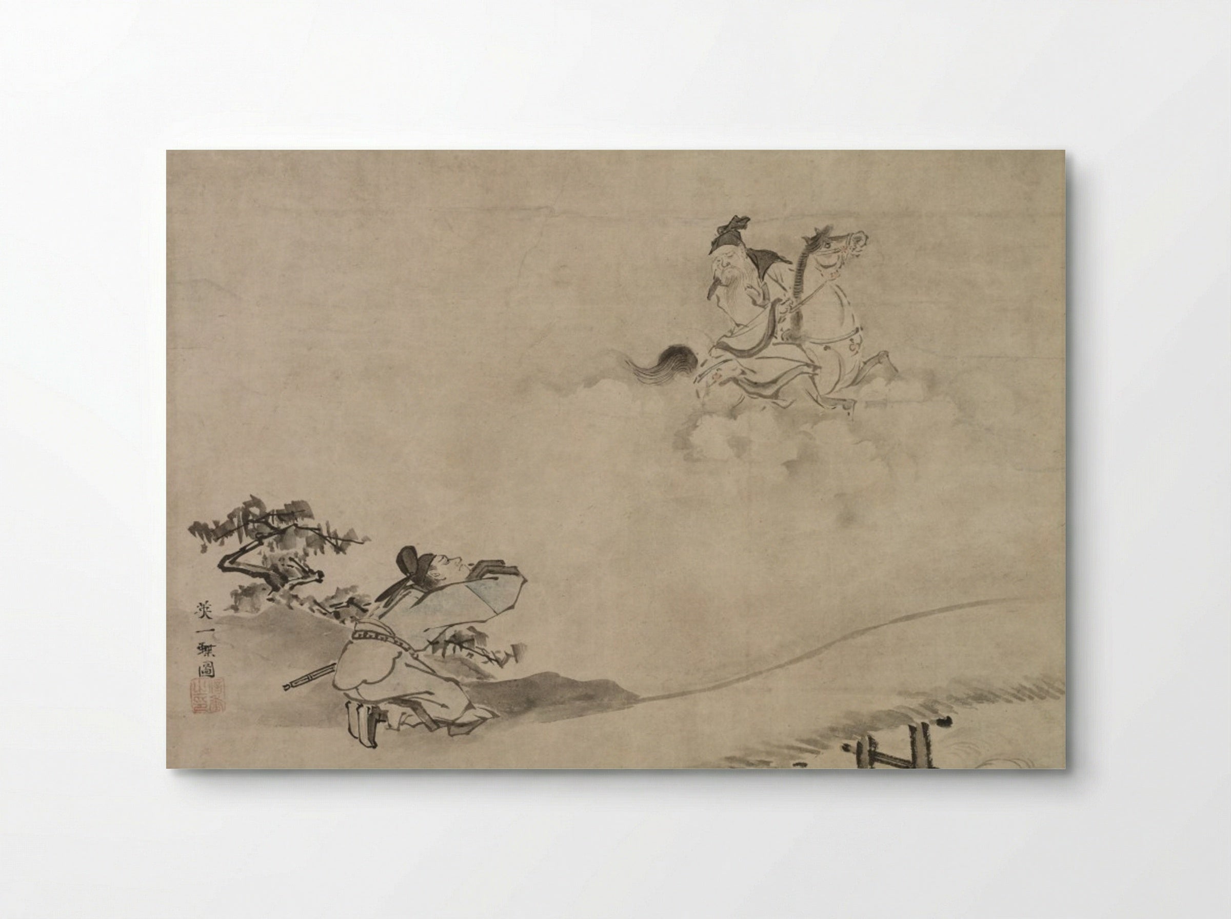 Daoist Immortal - Hanabusa Itchō - Poster