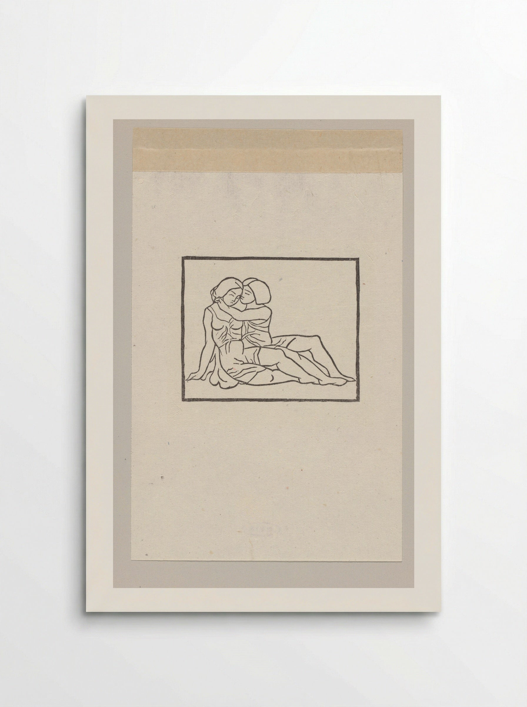 Daphnis and Chloe Embracing - Aristide Maillol - Poster