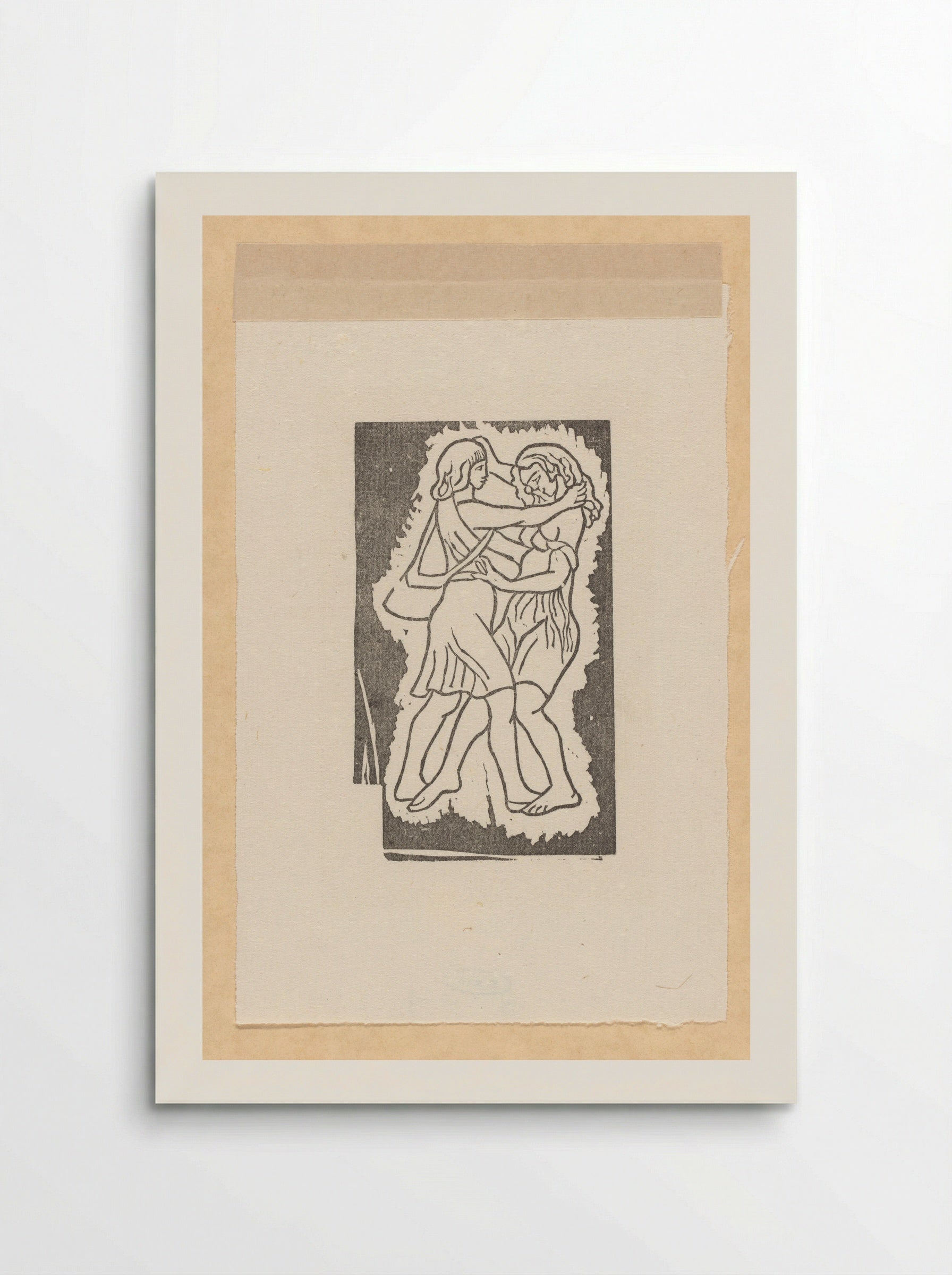 Daphnis and Chloe Running Towards Each Other - Aristide Maillol - Poster