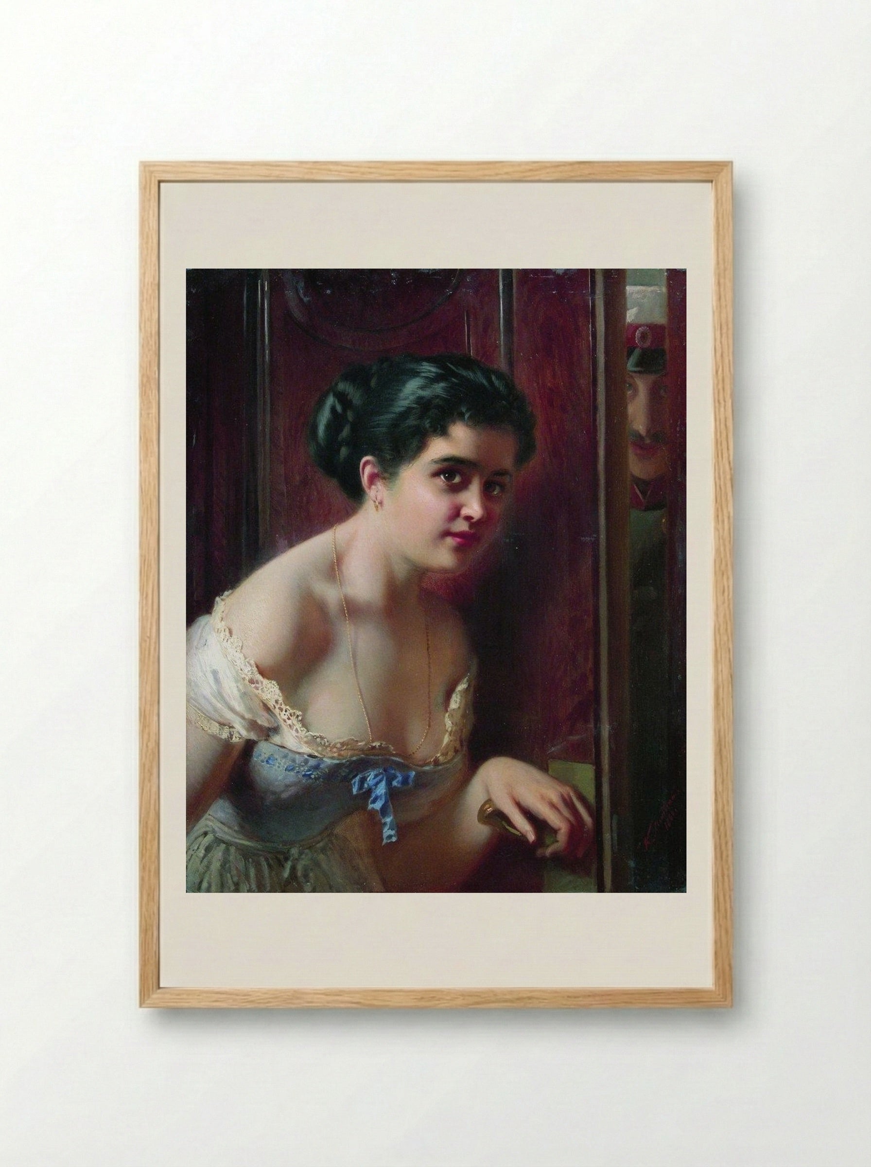 Date - Konstantin Makovsky - Framed Print Wood