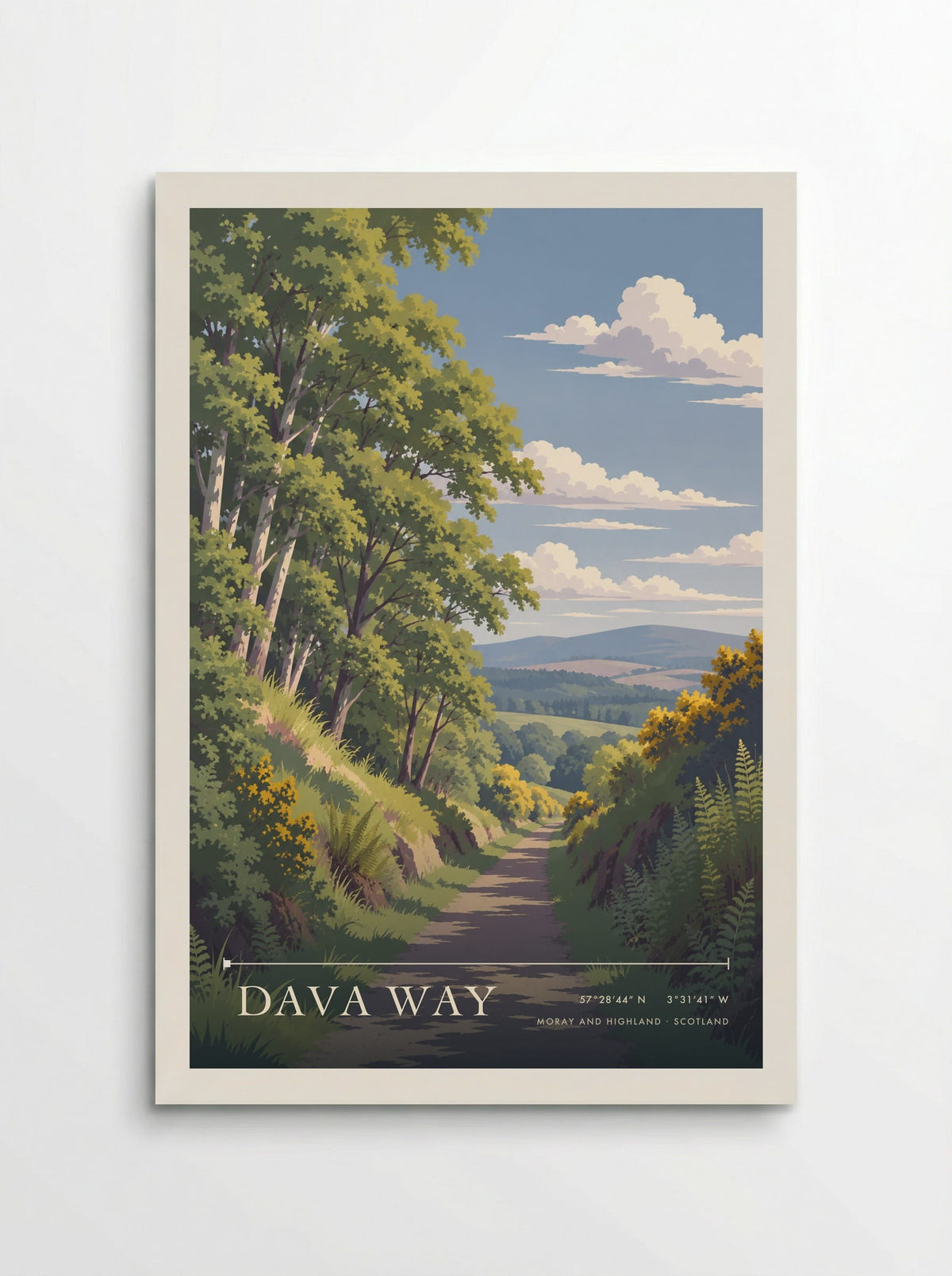 Dava Way, Moray and Highland | Travel Poster - Poster