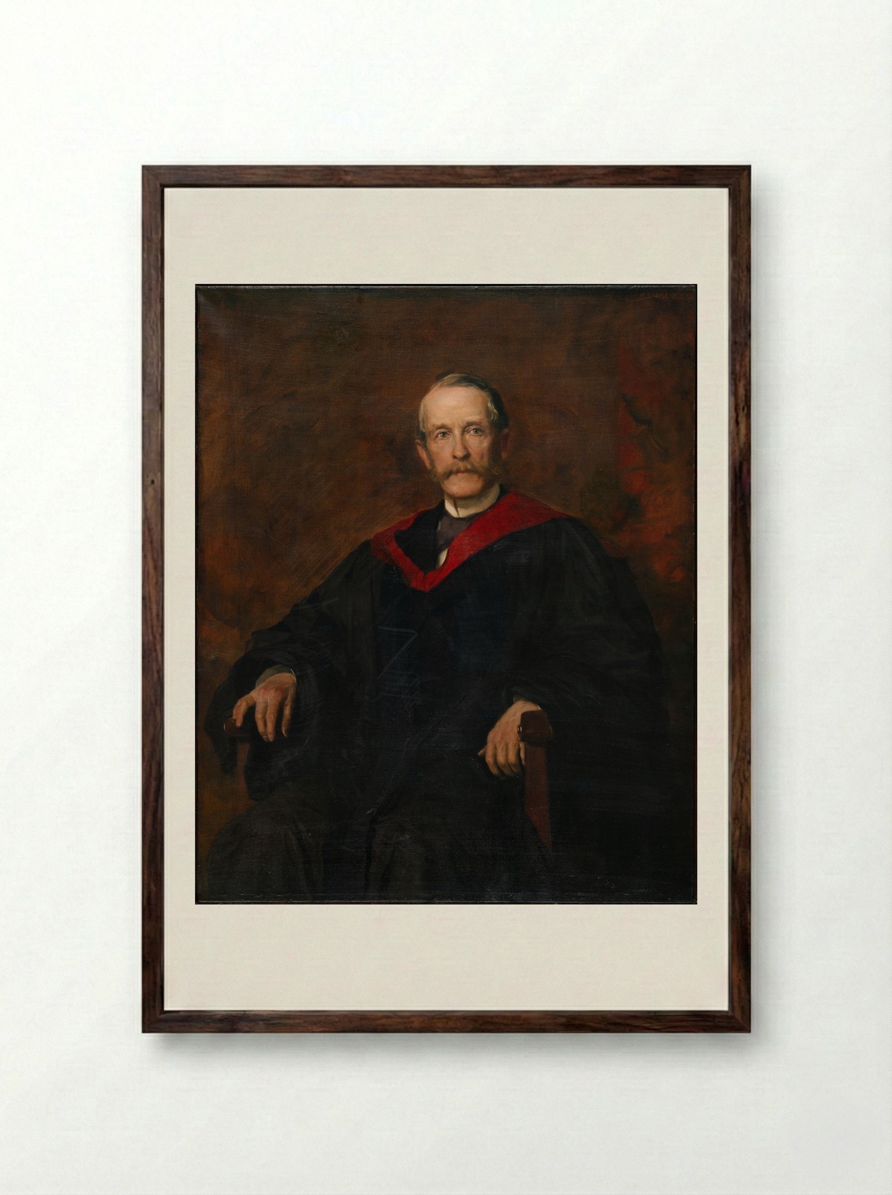 David Williams Cheever - Ignaz Marcel Gaugengigl - Framed Print Dark Wood