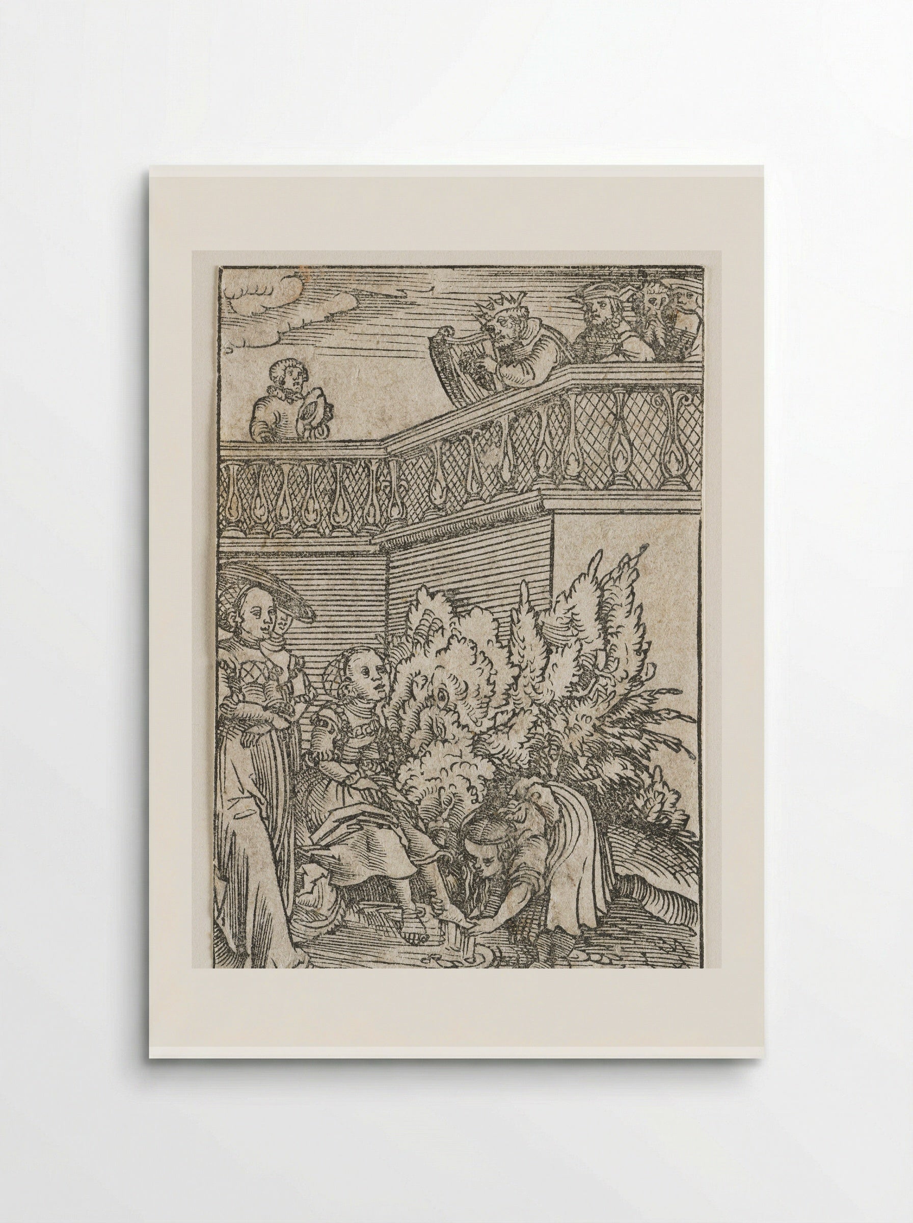 David and Bathsheba - Lucas Cranach the Elder - Poster