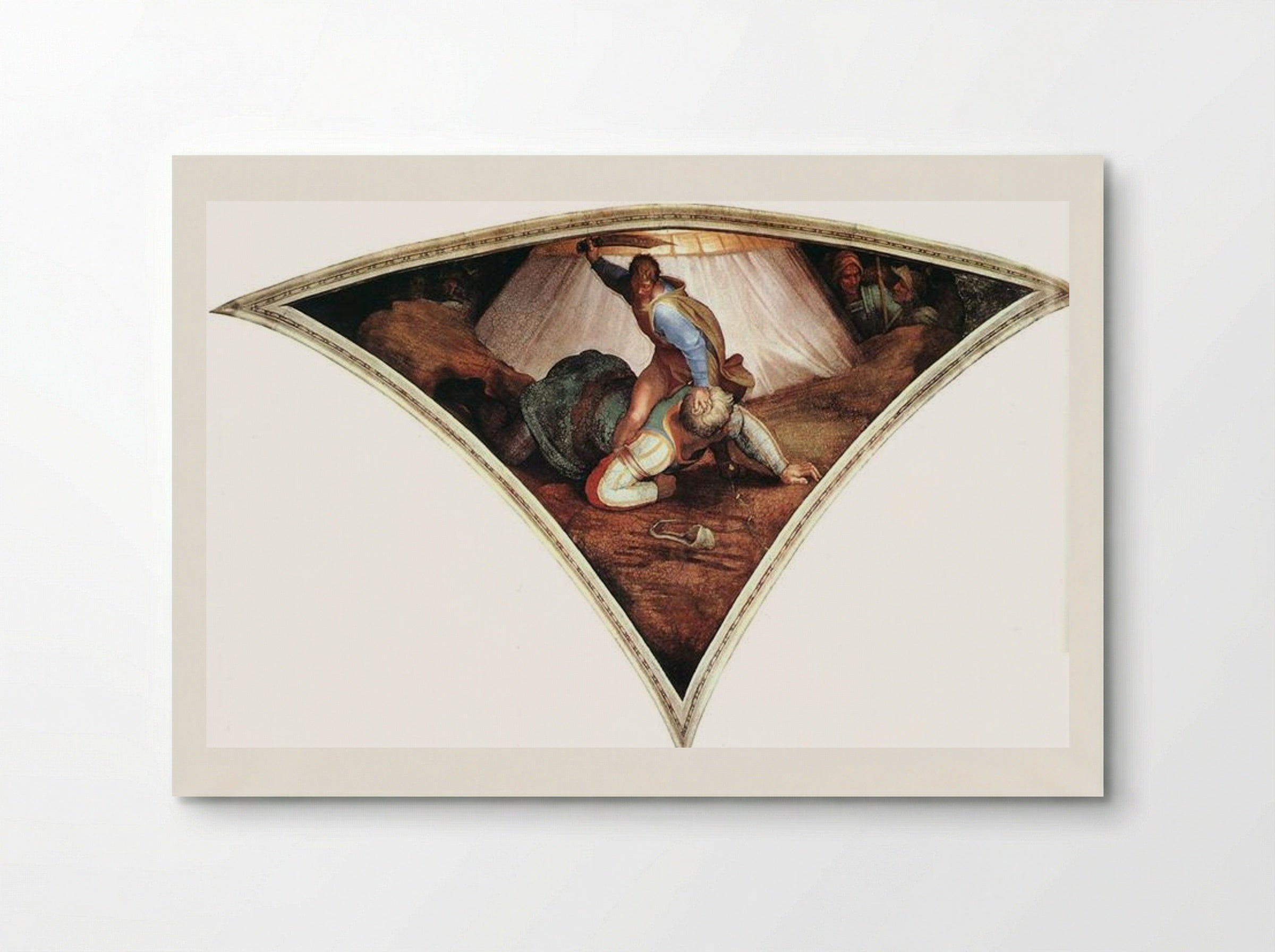 David and Goliath - Michelangelo Buonarroti - Poster